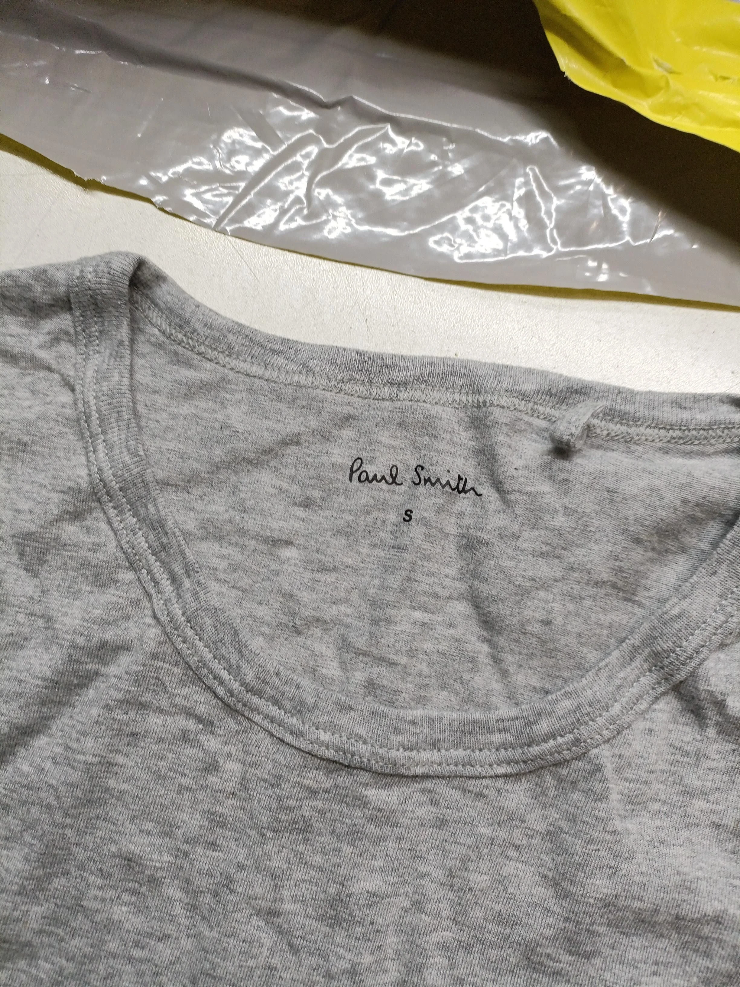 Paul Smith Men's T-Shirt S Grey 100% Cotton Basic - Image 5