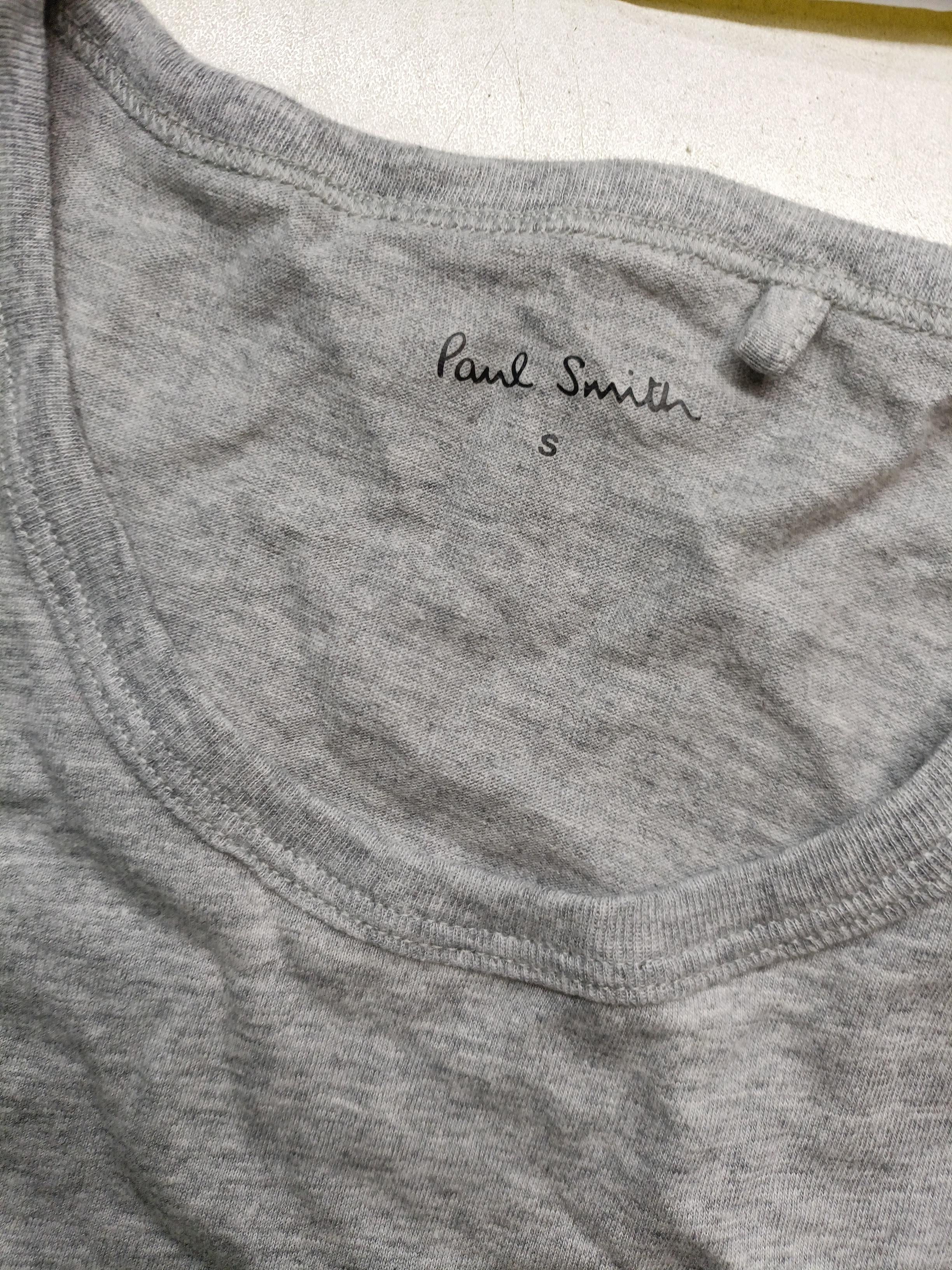 Paul Smith Men's T-Shirt S Grey 100% Cotton Basic - Image 5