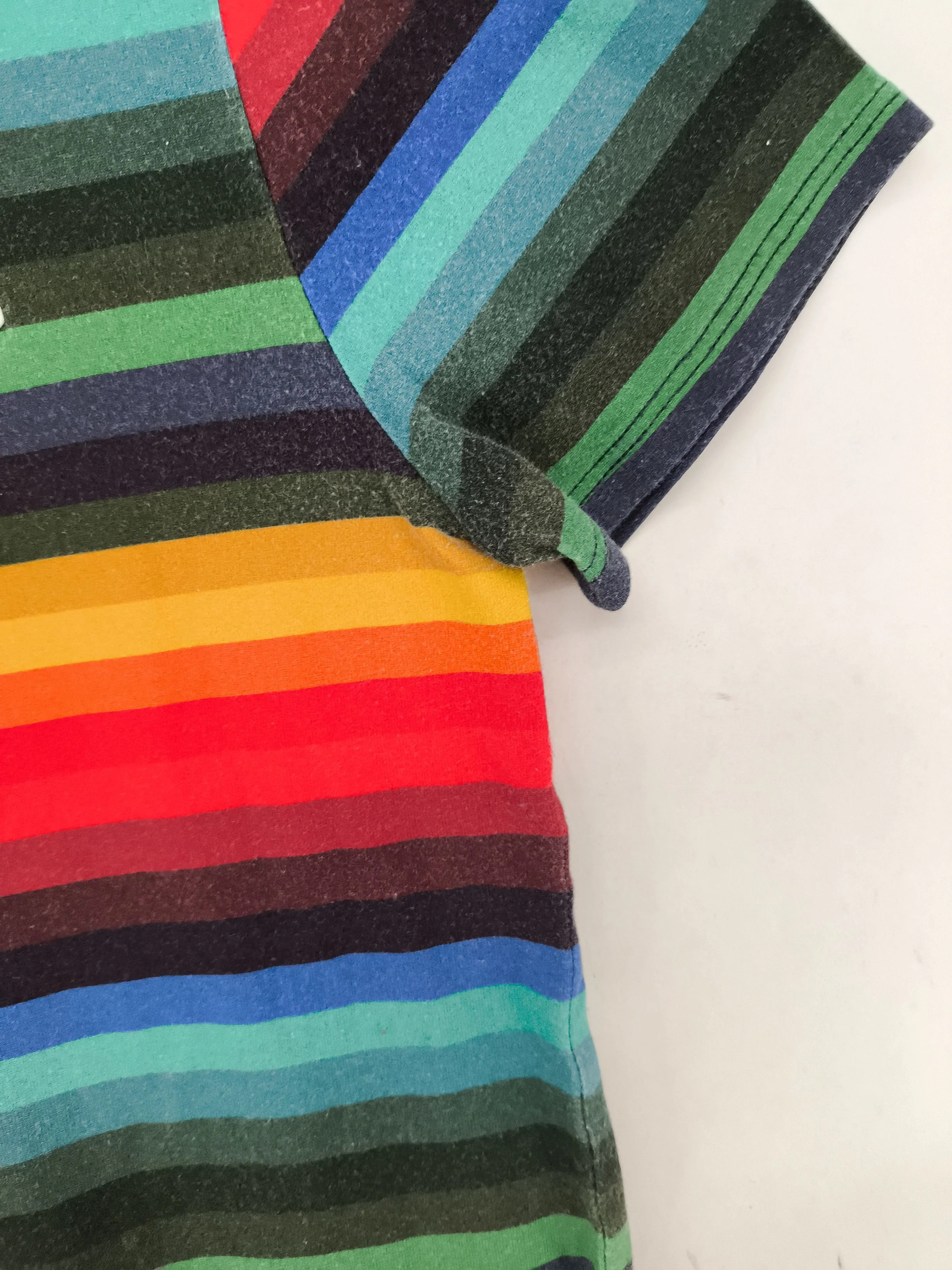 Paul Smith Men's T-Shirt XXS Multi Striped 100% Cotton Basic - Image 5