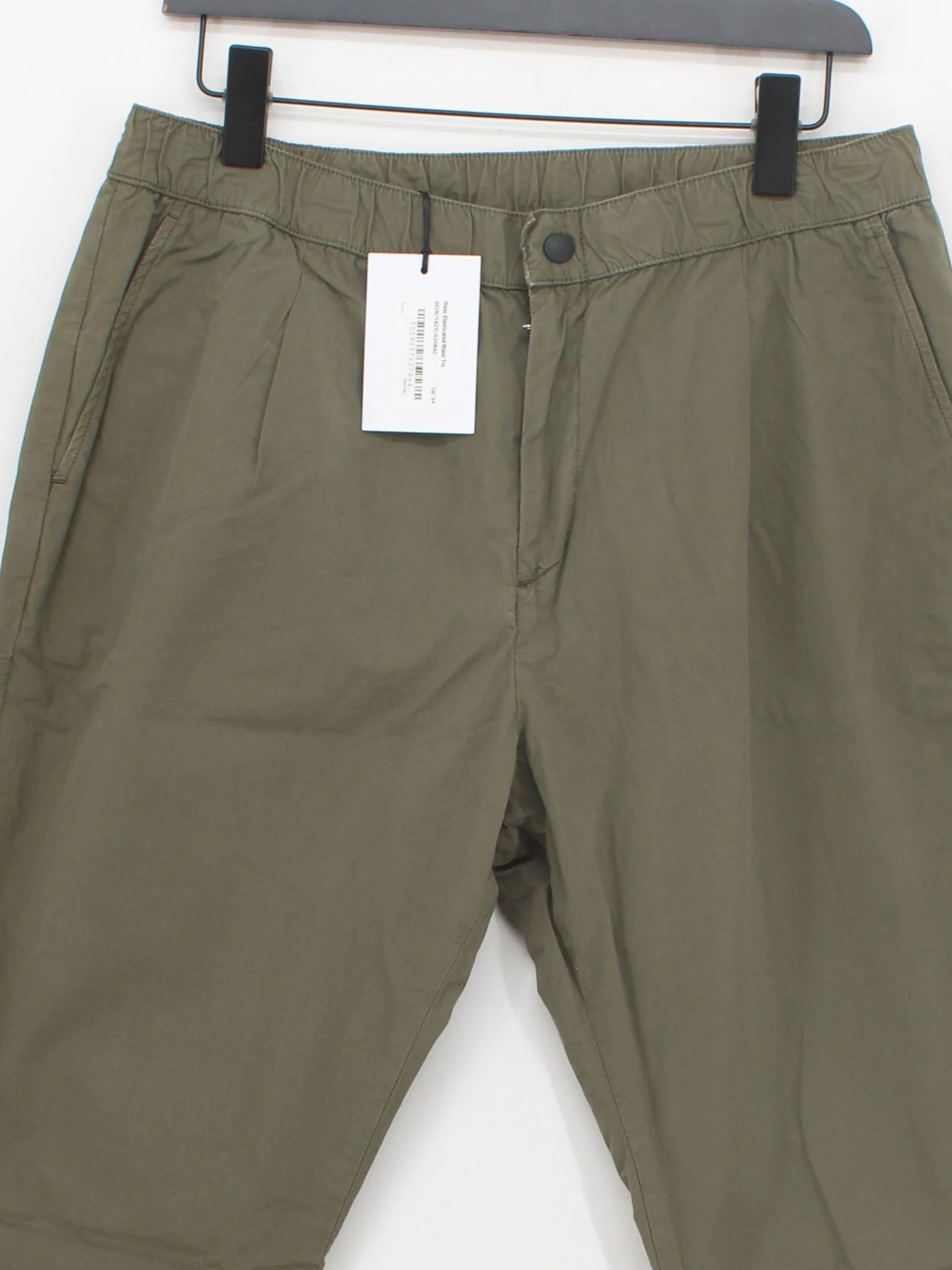Paul Smith Men's Trousers M Green 100% Cotton Tapered Chino New with tags - Image 3