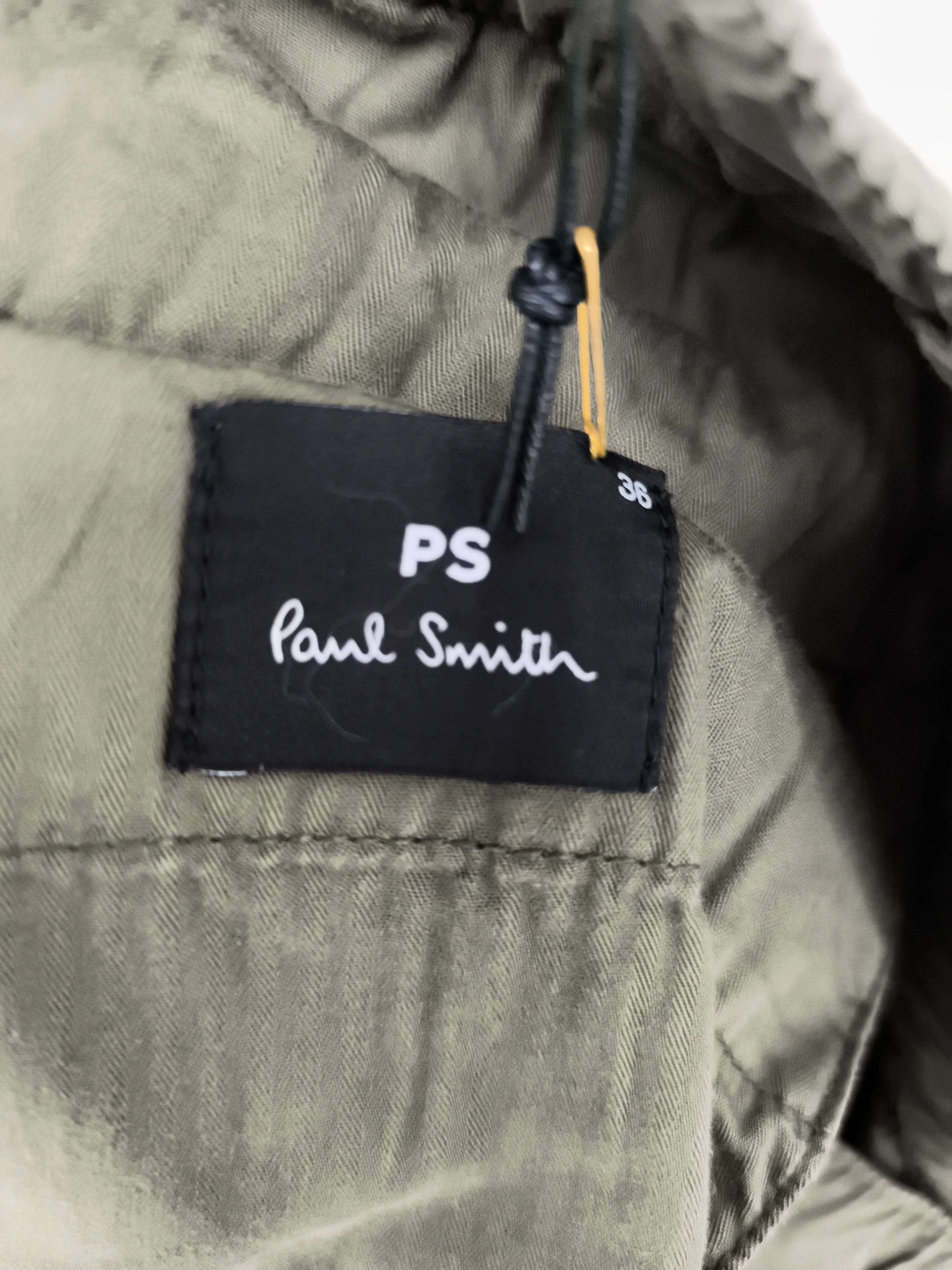 Paul Smith Men's Trousers M Green 100% Cotton Tapered Chino New with tags - Image 5