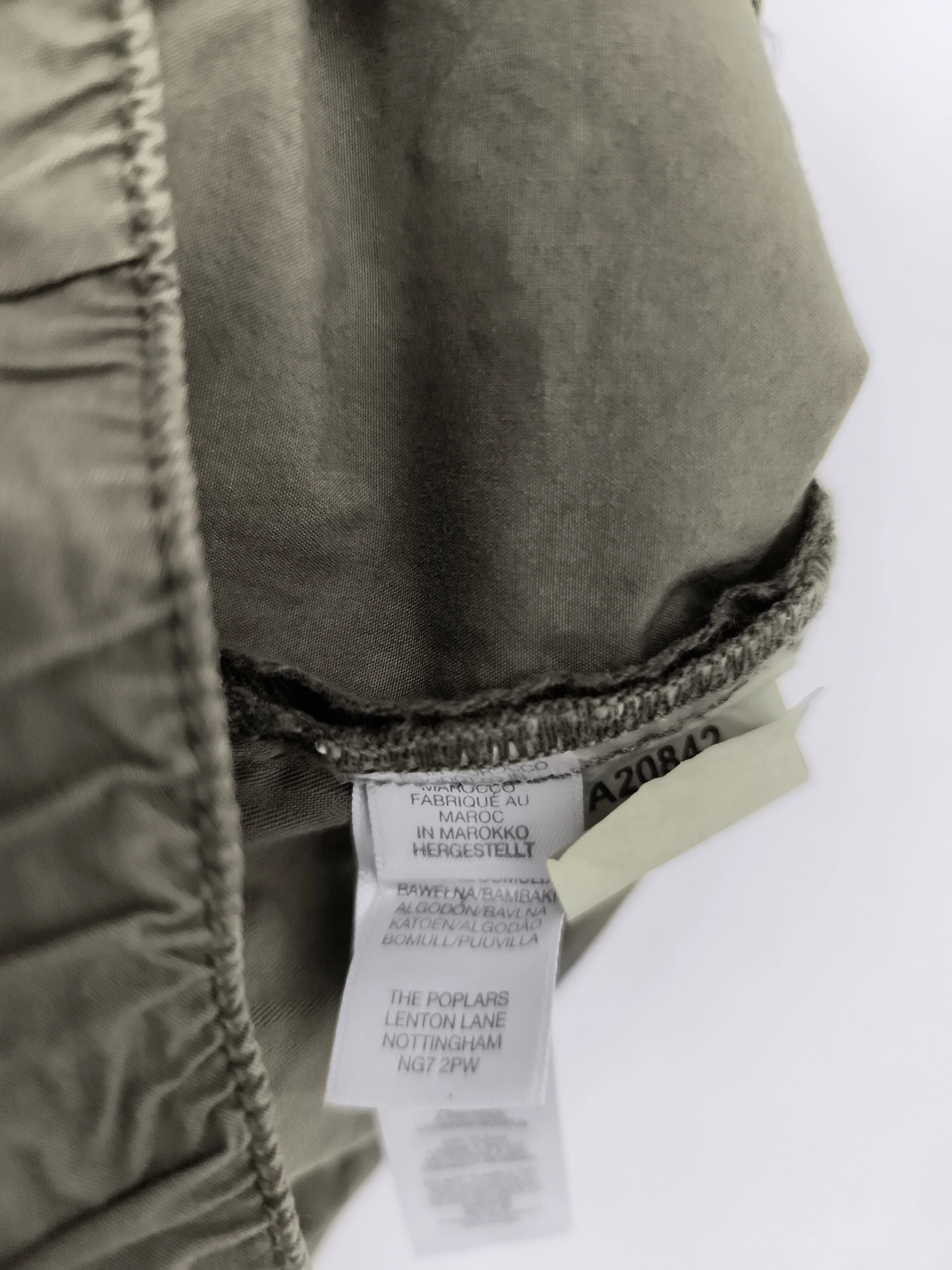 Paul Smith Men's Trousers M Green 100% Cotton Tapered Chino New with tags - Image 6