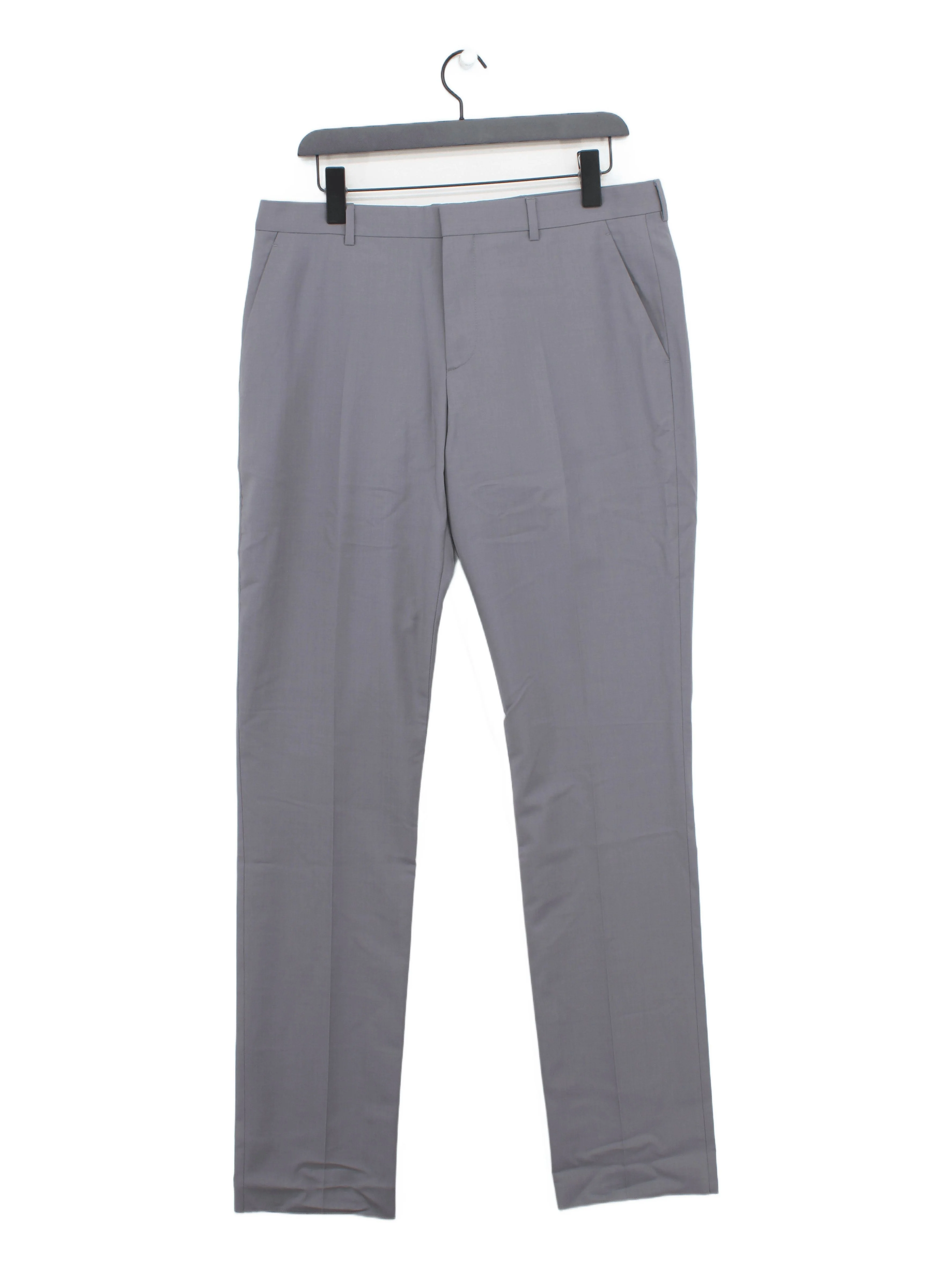 Paul Smith Men's Trousers M Grey Wool with Mohair, Viscose Chino New with tags