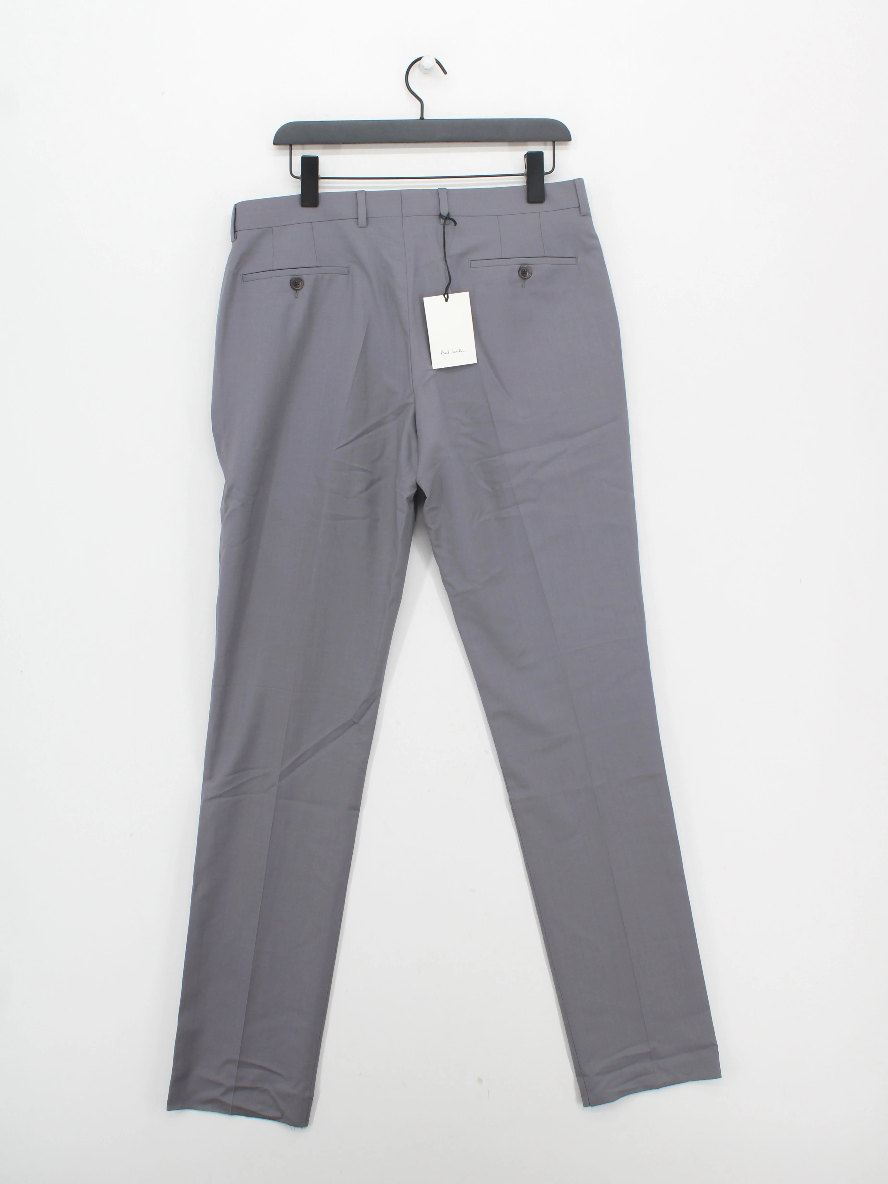Paul Smith Men's Trousers M Grey Wool with Mohair, Viscose Chino New with tags - Image 2