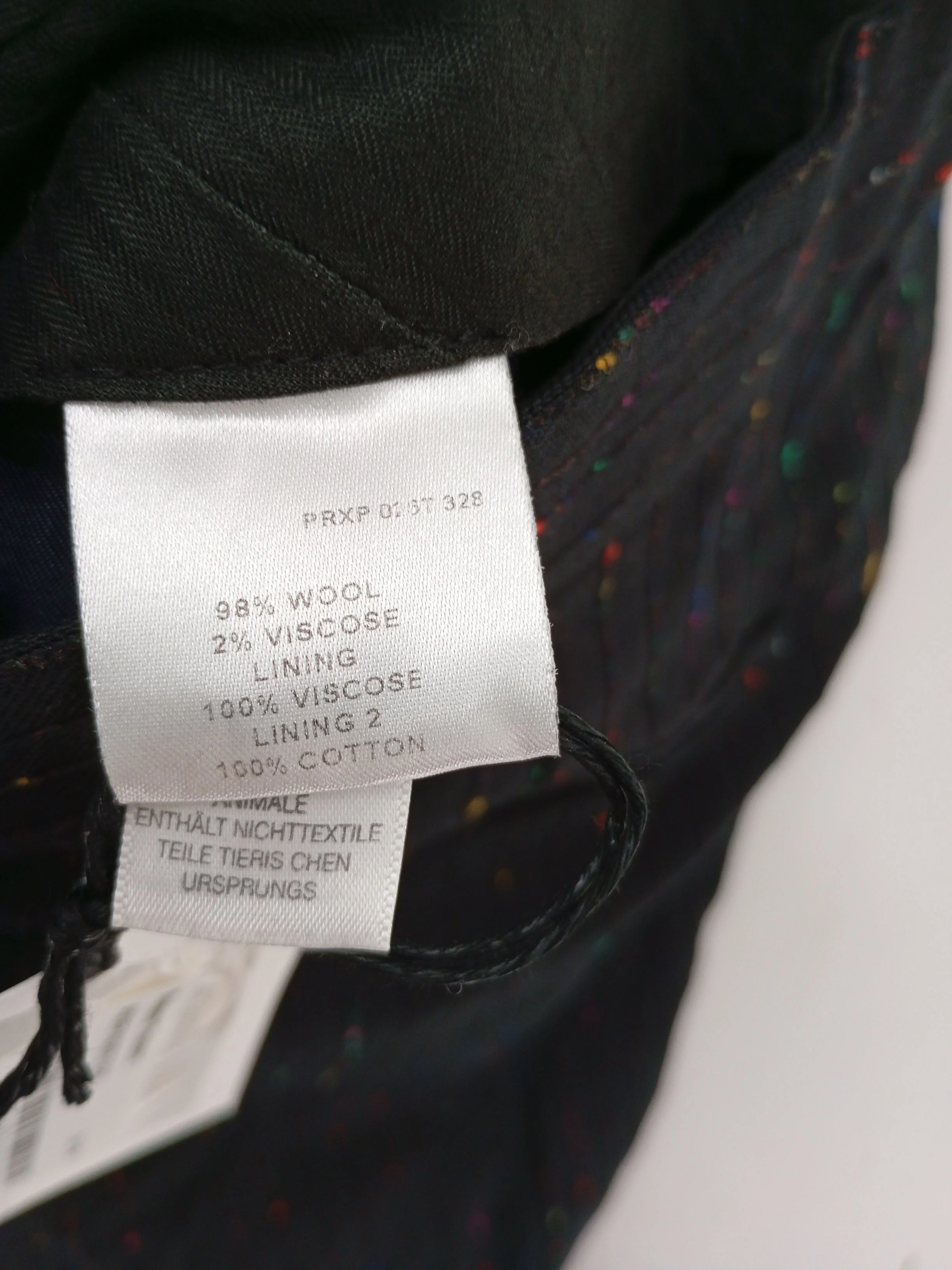 Paul Smith Men's Trousers S Black Wool with Viscose, Cotton Chino New with tags - Image 6