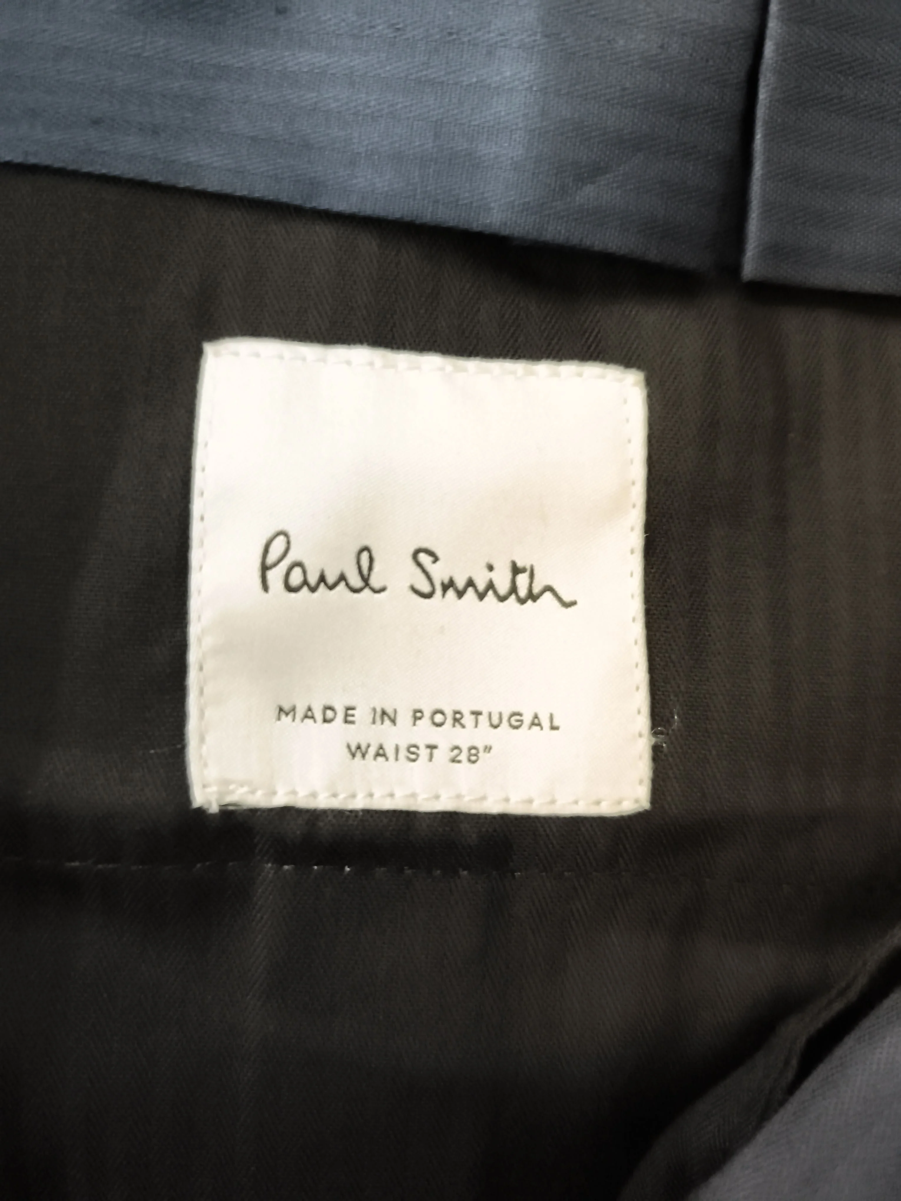Paul Smith Men's Trousers W 28 in Blue Cotton with Elastane Chino New with tags - Image 5