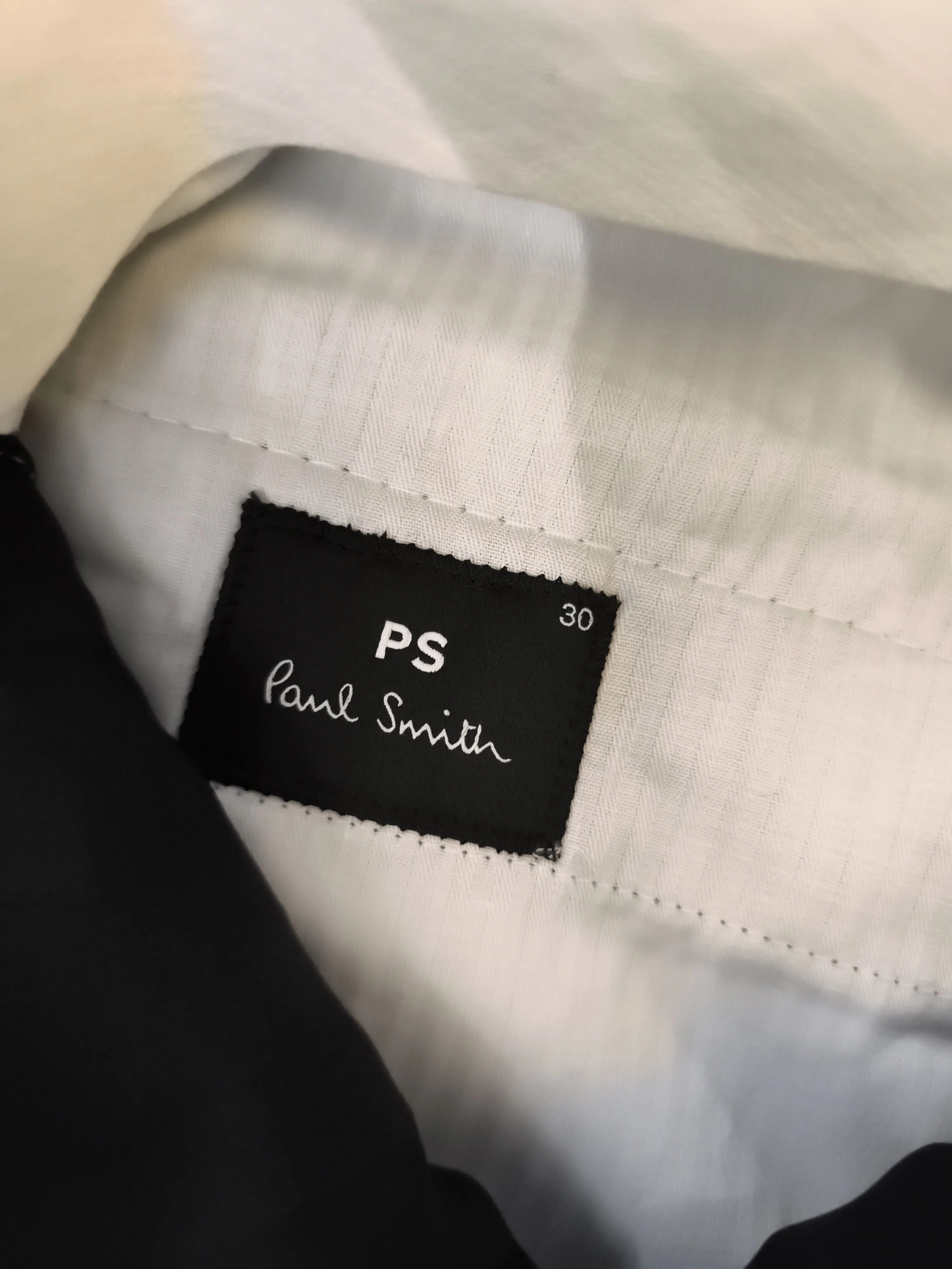 Paul Smith Men's Trousers W 30 in Black 100% Wool Chino New with tags - Image 5