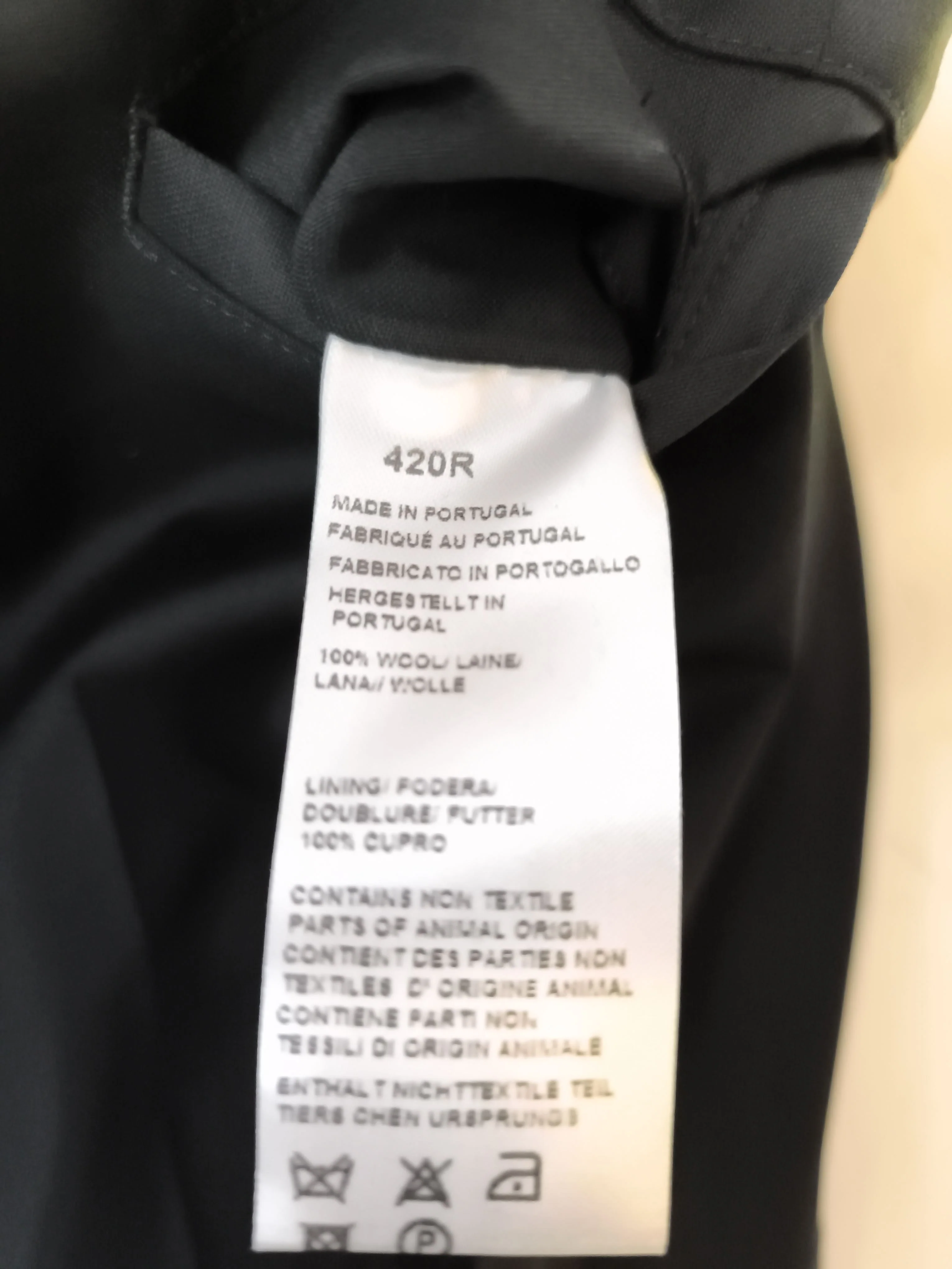 Paul Smith Men's Trousers W 30 in Black 100% Wool Skinny Chino New with tags - Image 6