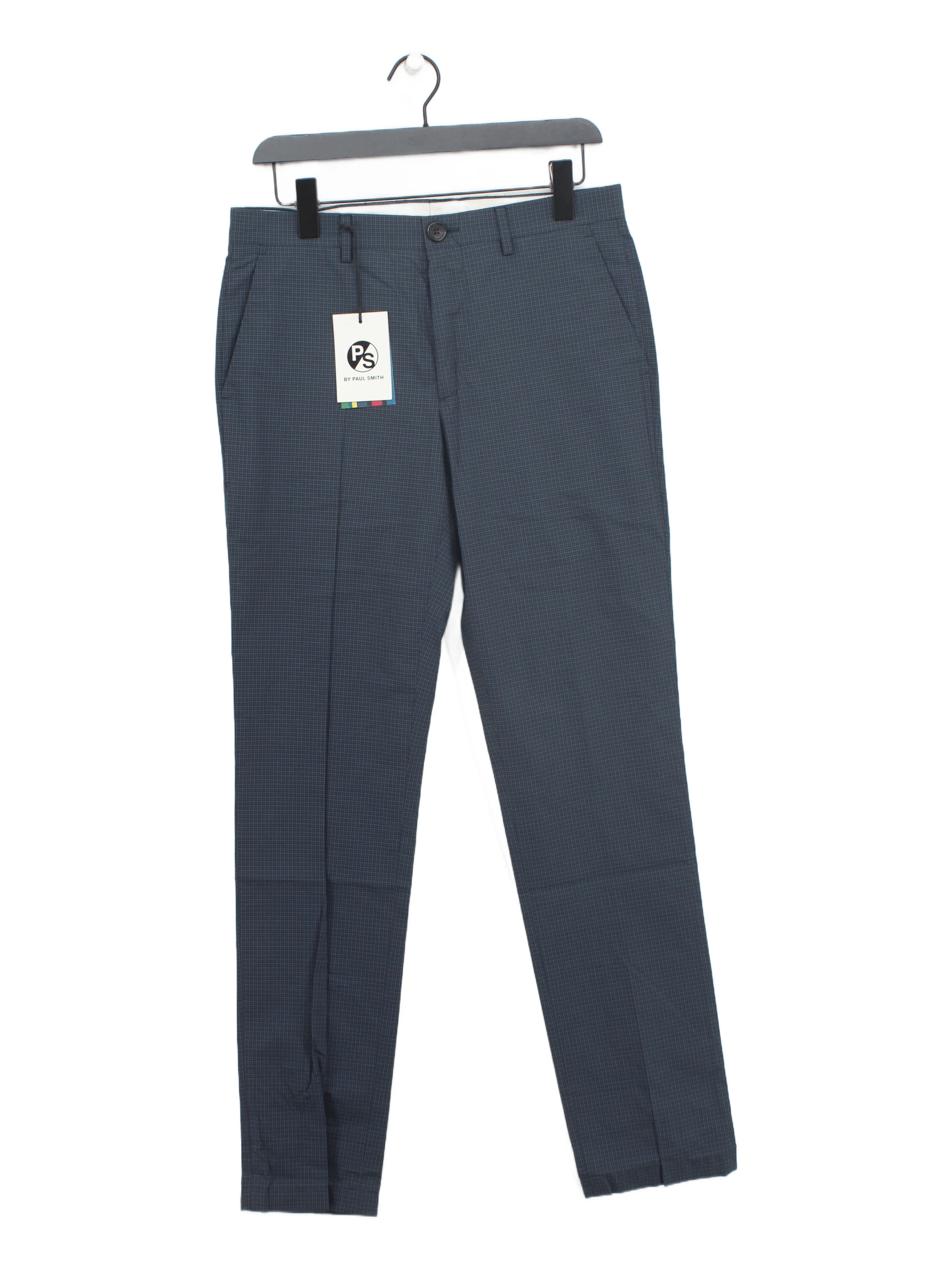 Paul Smith Men's Trousers W 30 in Blue 100% Cotton Straight Chino New with tags