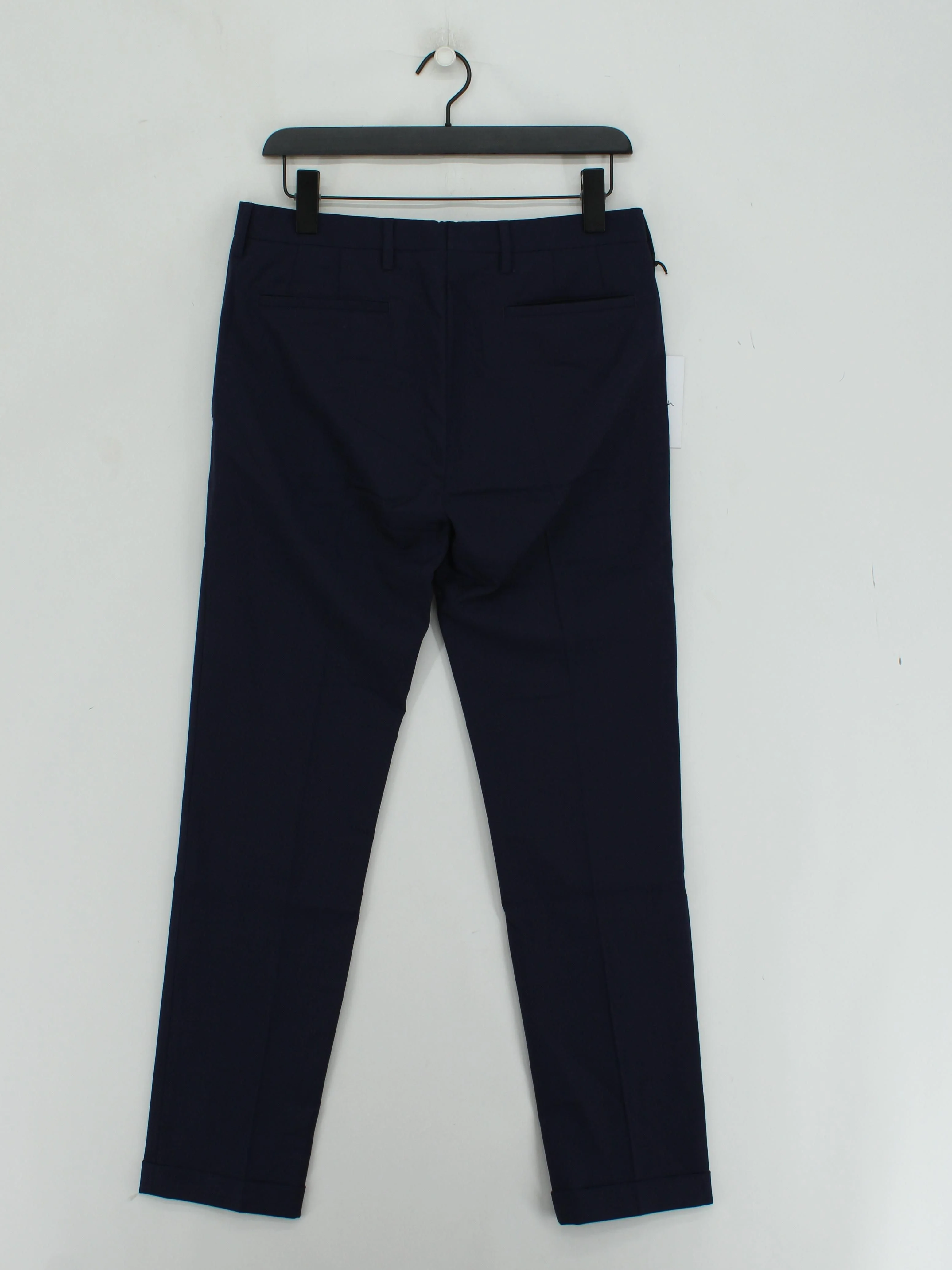 Paul Smith Men's Trousers W 30 in Blue 100% Wool Straight Chino New with tags - Image 2