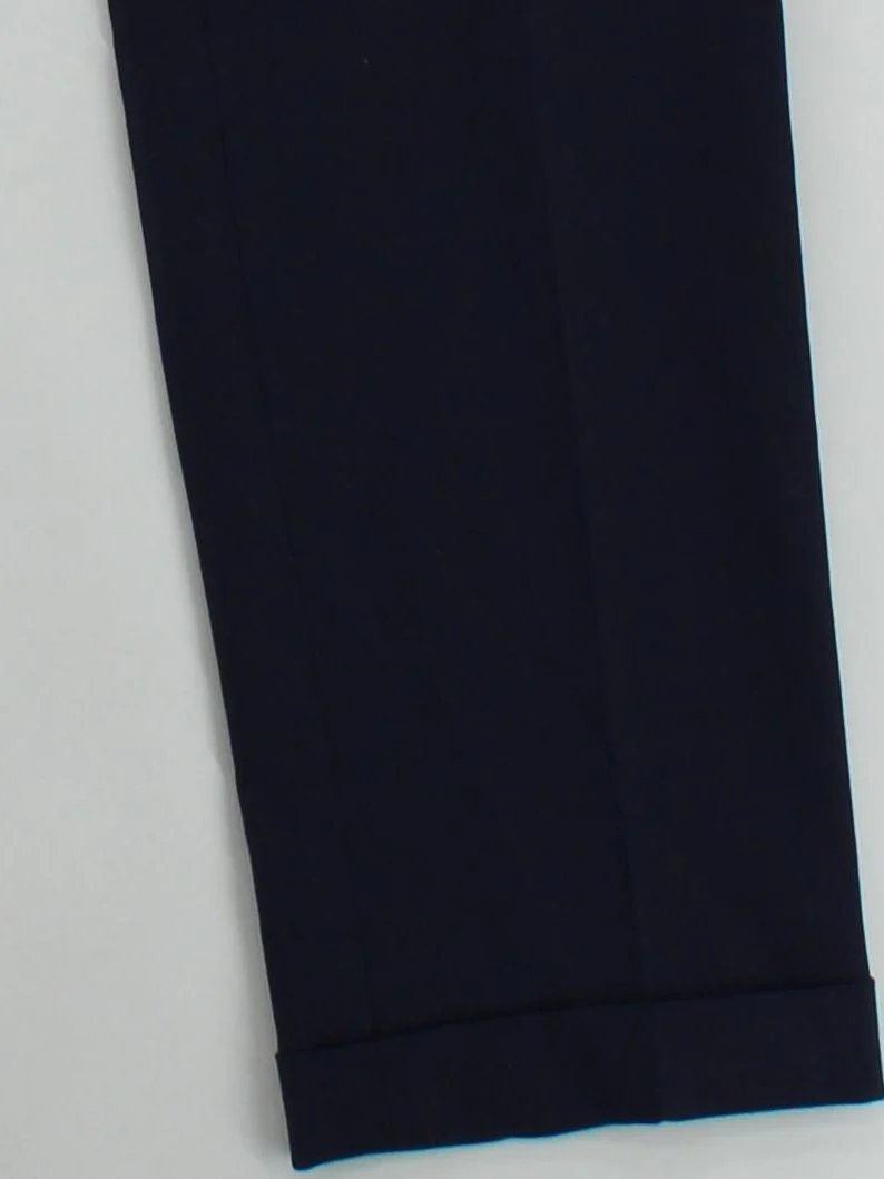 Paul Smith Men's Trousers W 30 in Blue 100% Wool Straight Chino New with tags - Image 4