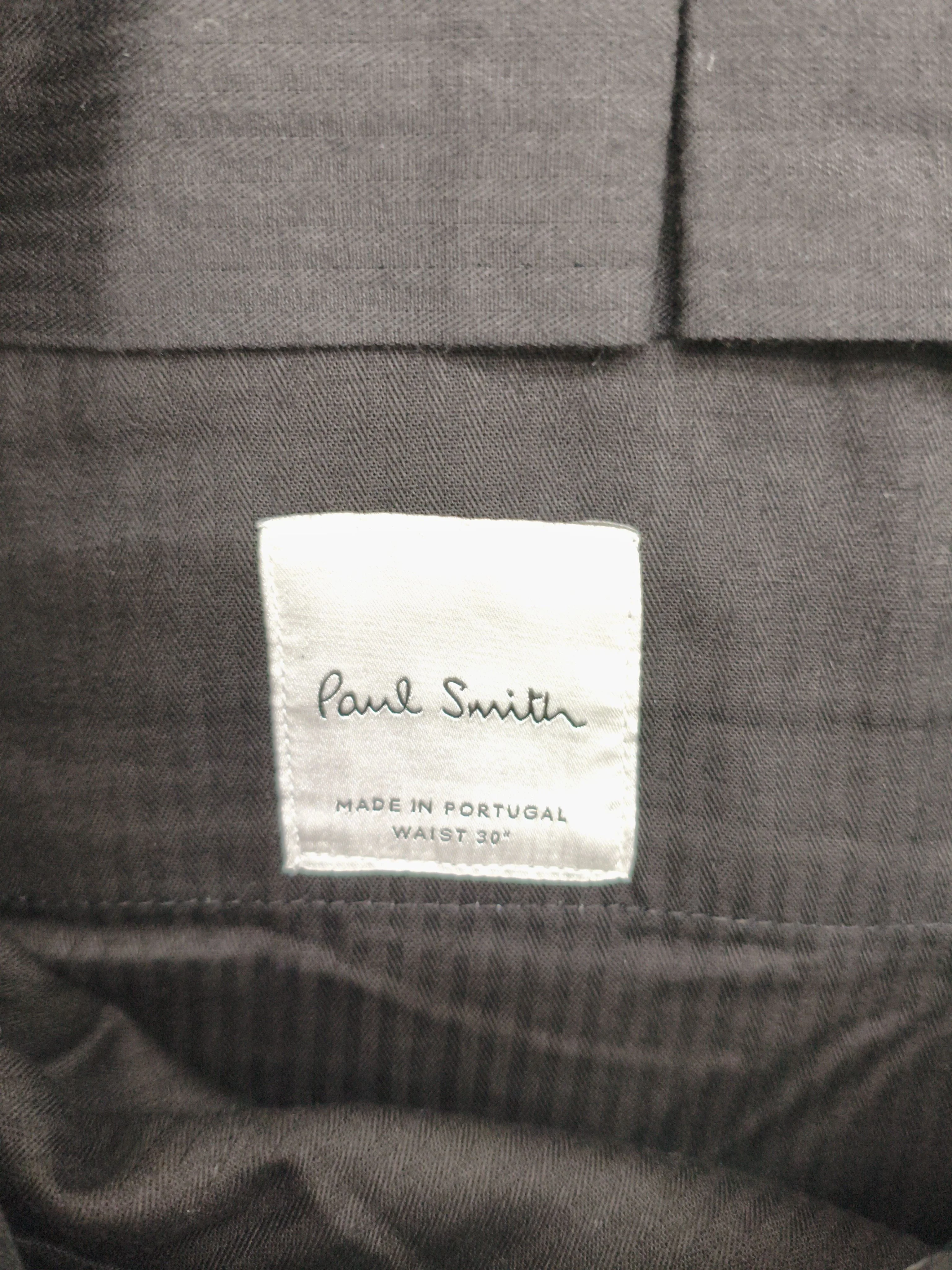Paul Smith Men's Trousers W 30 in Blue 100% Wool Straight Chino New with tags - Image 5