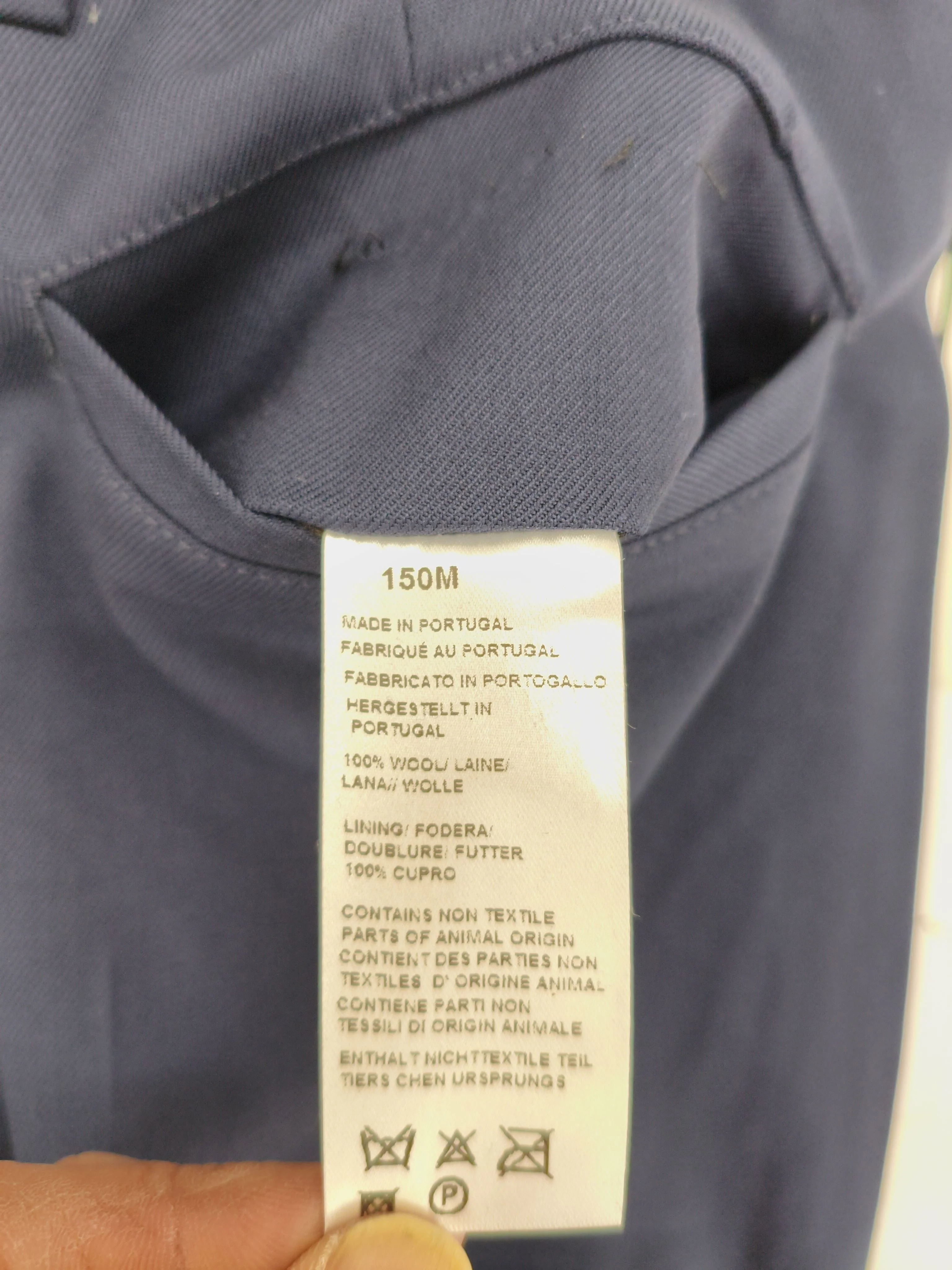 Paul Smith Men's Trousers W 30 in Blue 100% Wool Straight Chino New with tags - Image 6