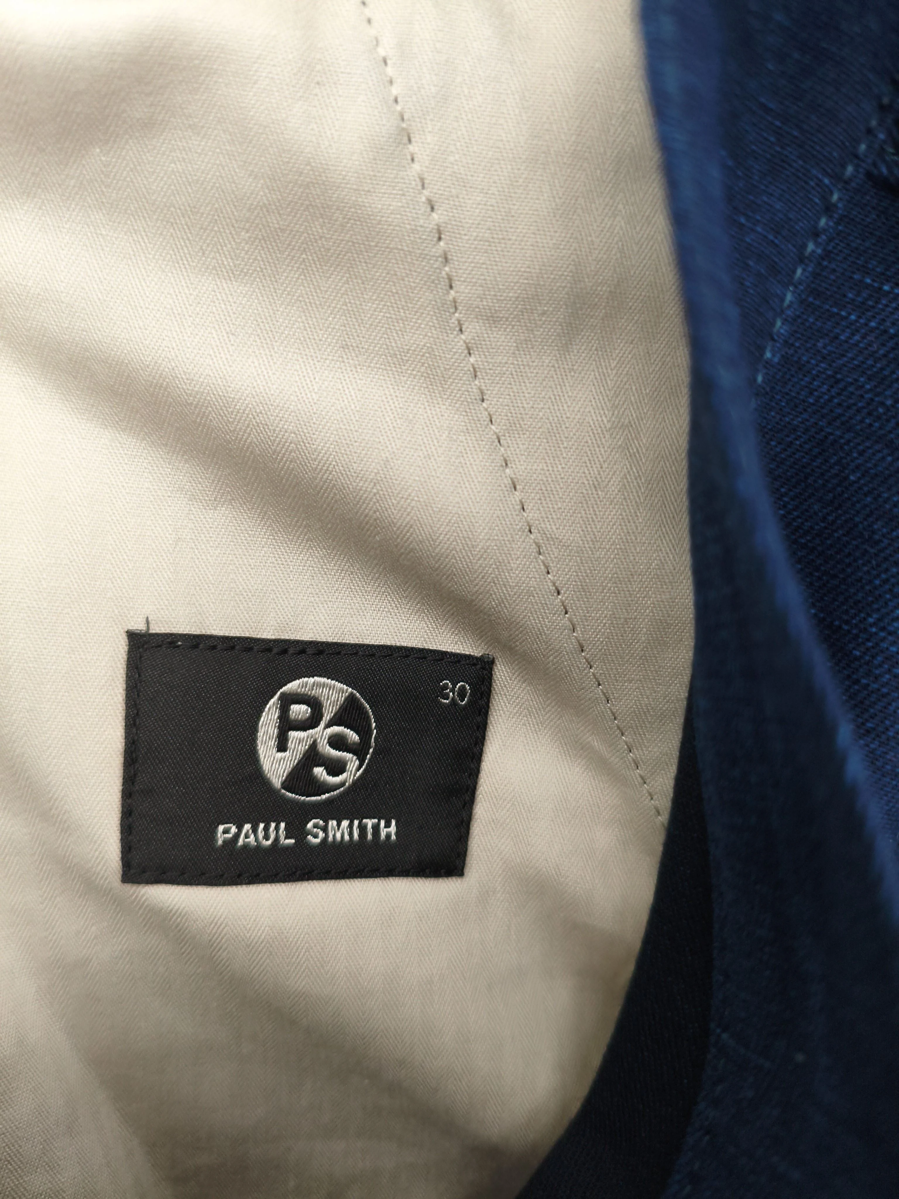 Paul Smith Men's Trousers W 30 in Blue Cotton with Other Chino New with tags - Image 5