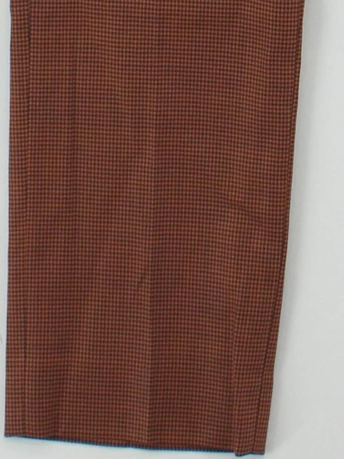 Paul Smith Men's Trousers W 30 in Brown Checkered 100% Other Straight Chino - Image 4