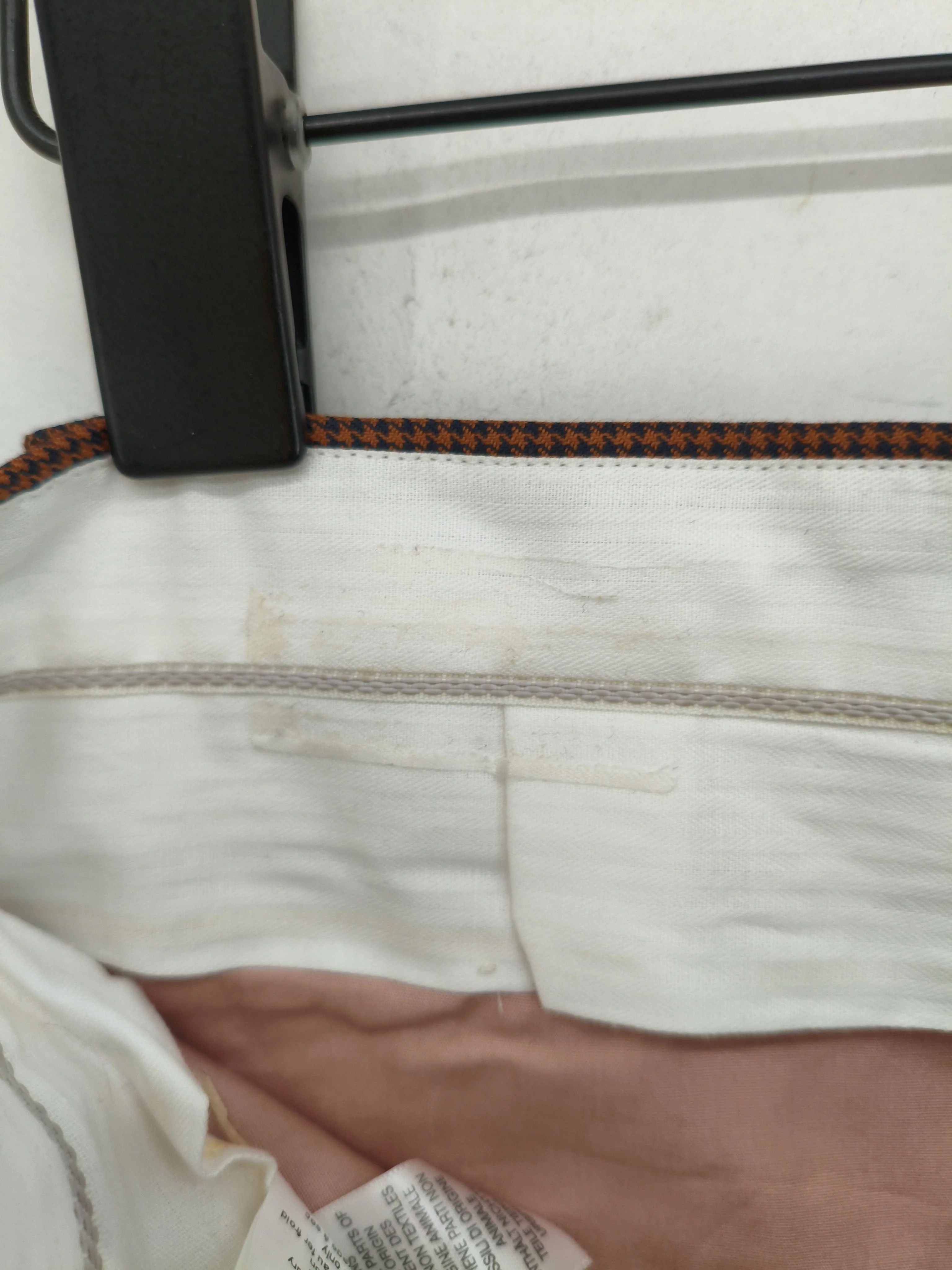 Paul Smith Men's Trousers W 30 in Brown Checkered 100% Other Straight Chino - Image 5