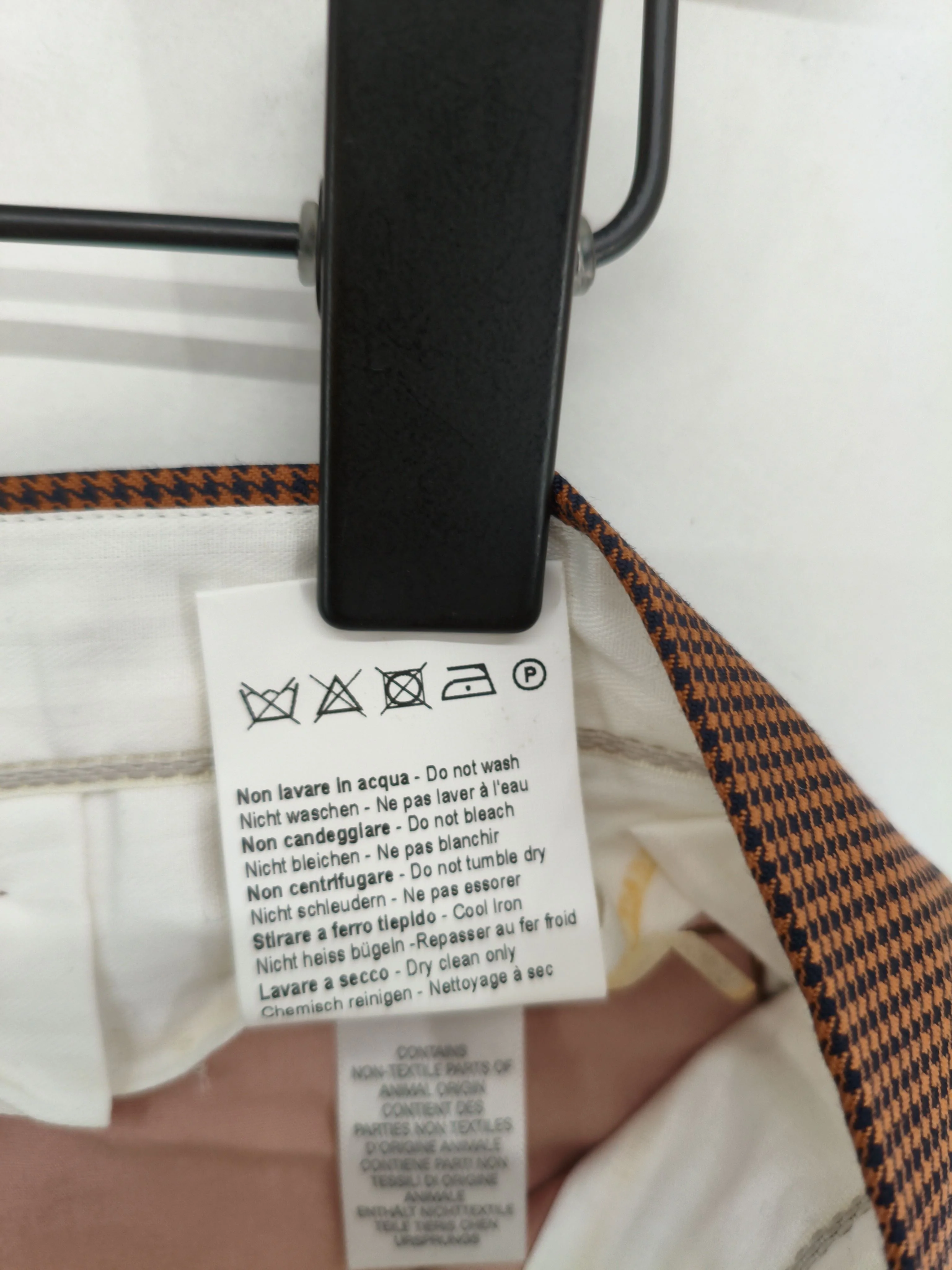 Paul Smith Men's Trousers W 30 in Brown Checkered 100% Other Straight Chino - Image 7