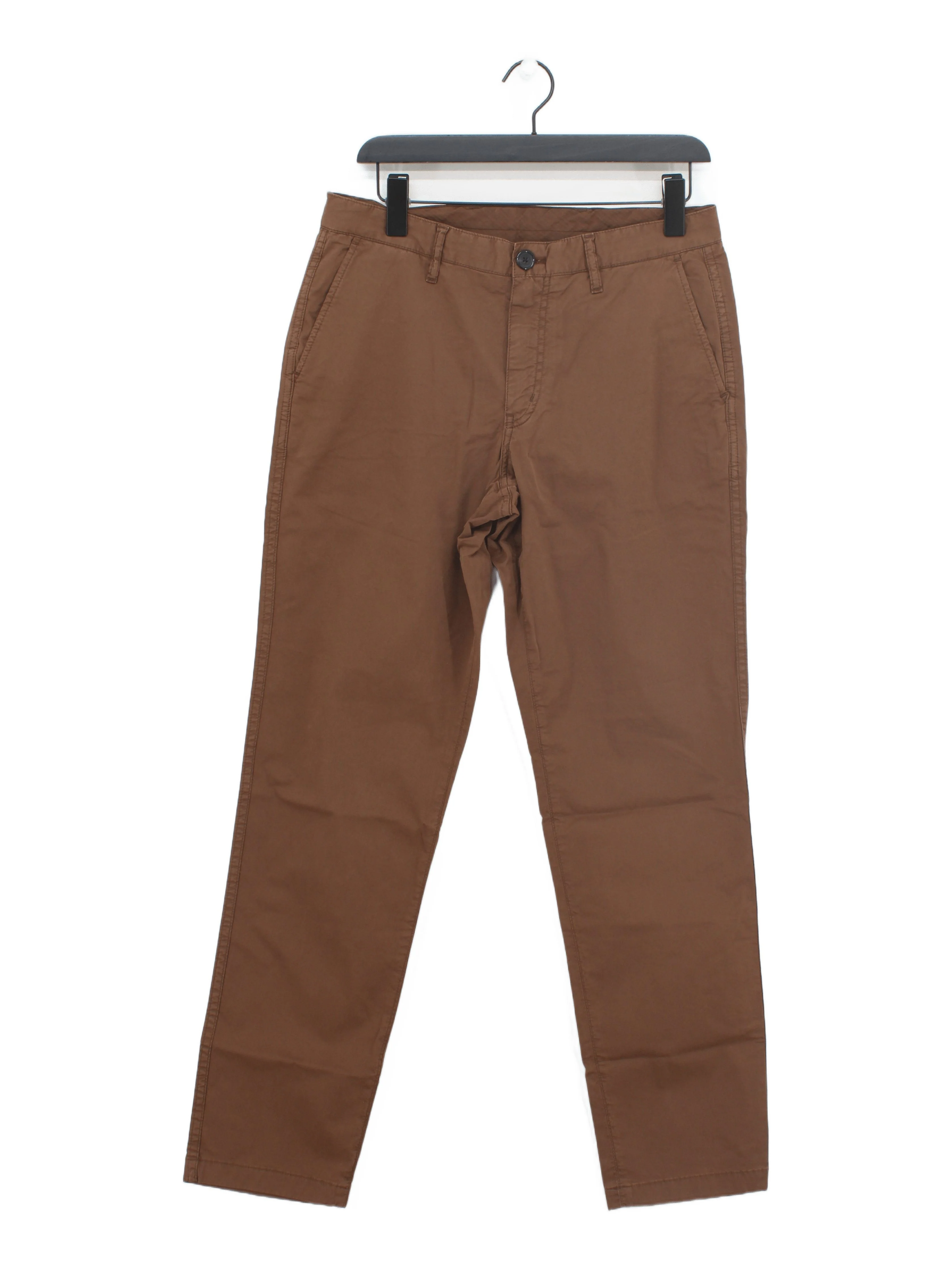 Paul Smith Men's Trousers W 30 in Brown Cotton with Elastane Chino New with tags