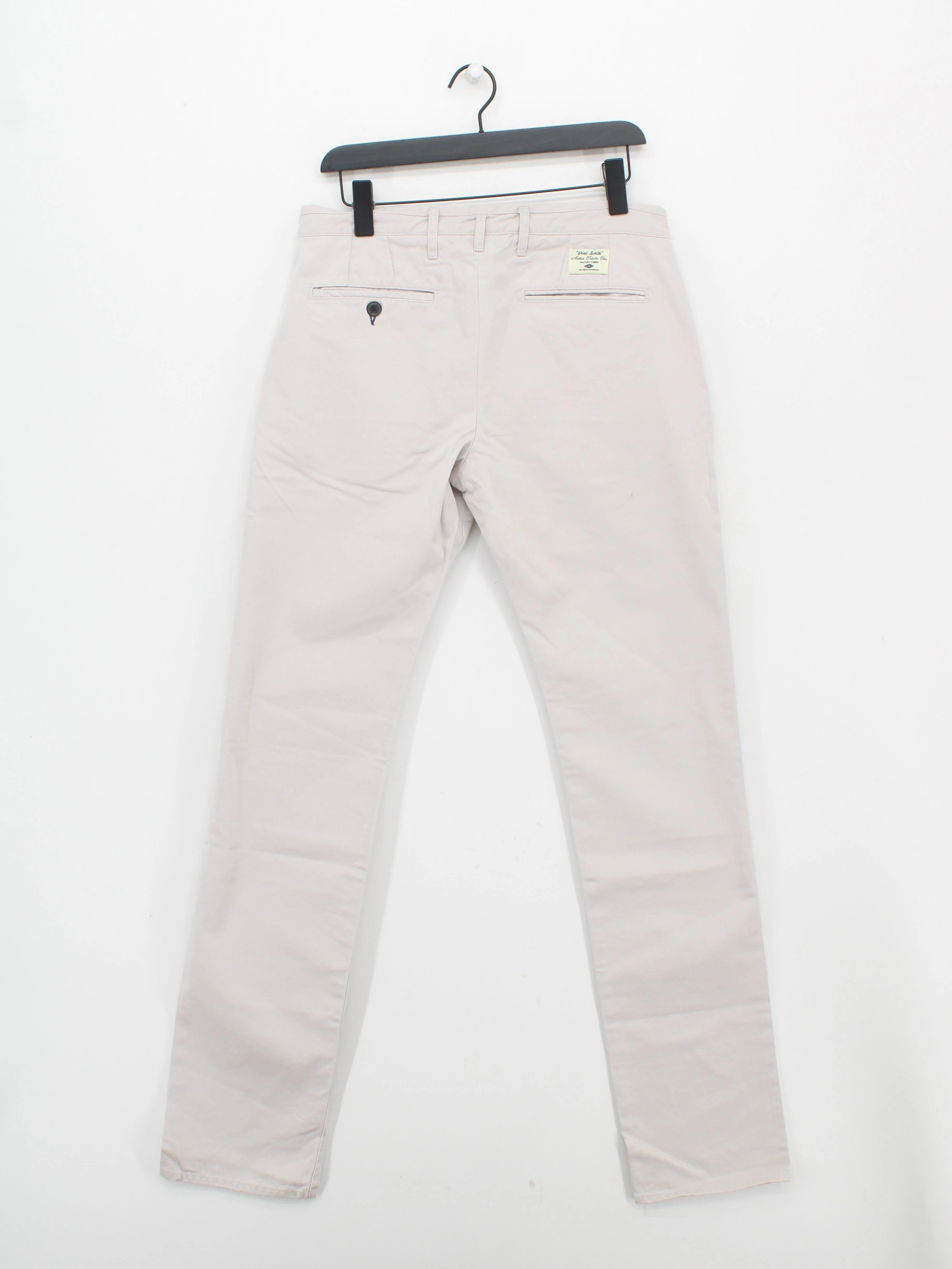 Paul Smith Men's Trousers W 30 in Cream 100% Cotton Chino New with tags - Image 2