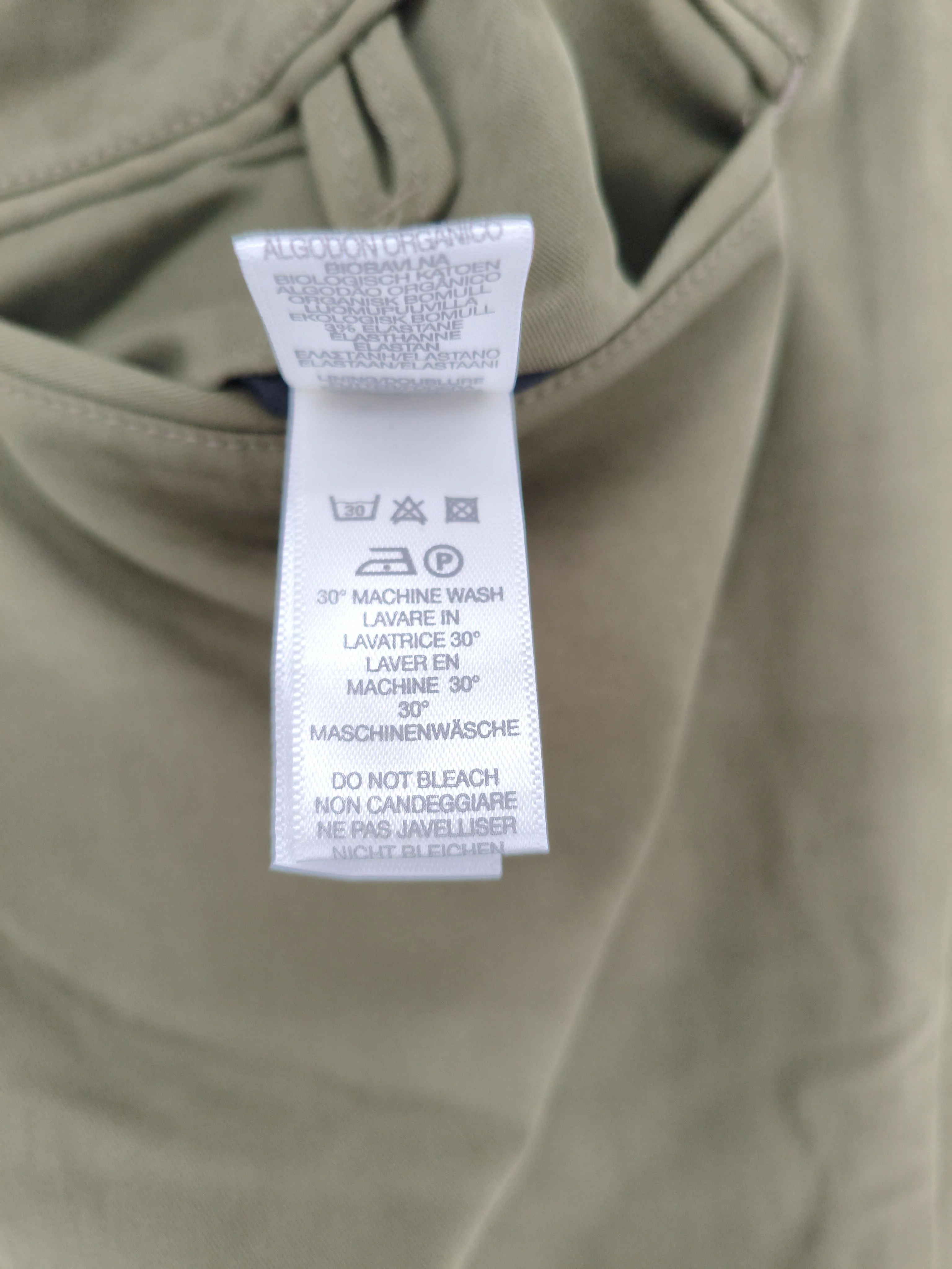 Paul Smith Men's Trousers W 30 in Green Cotton with Elastane Cargo New with tags - Image 6