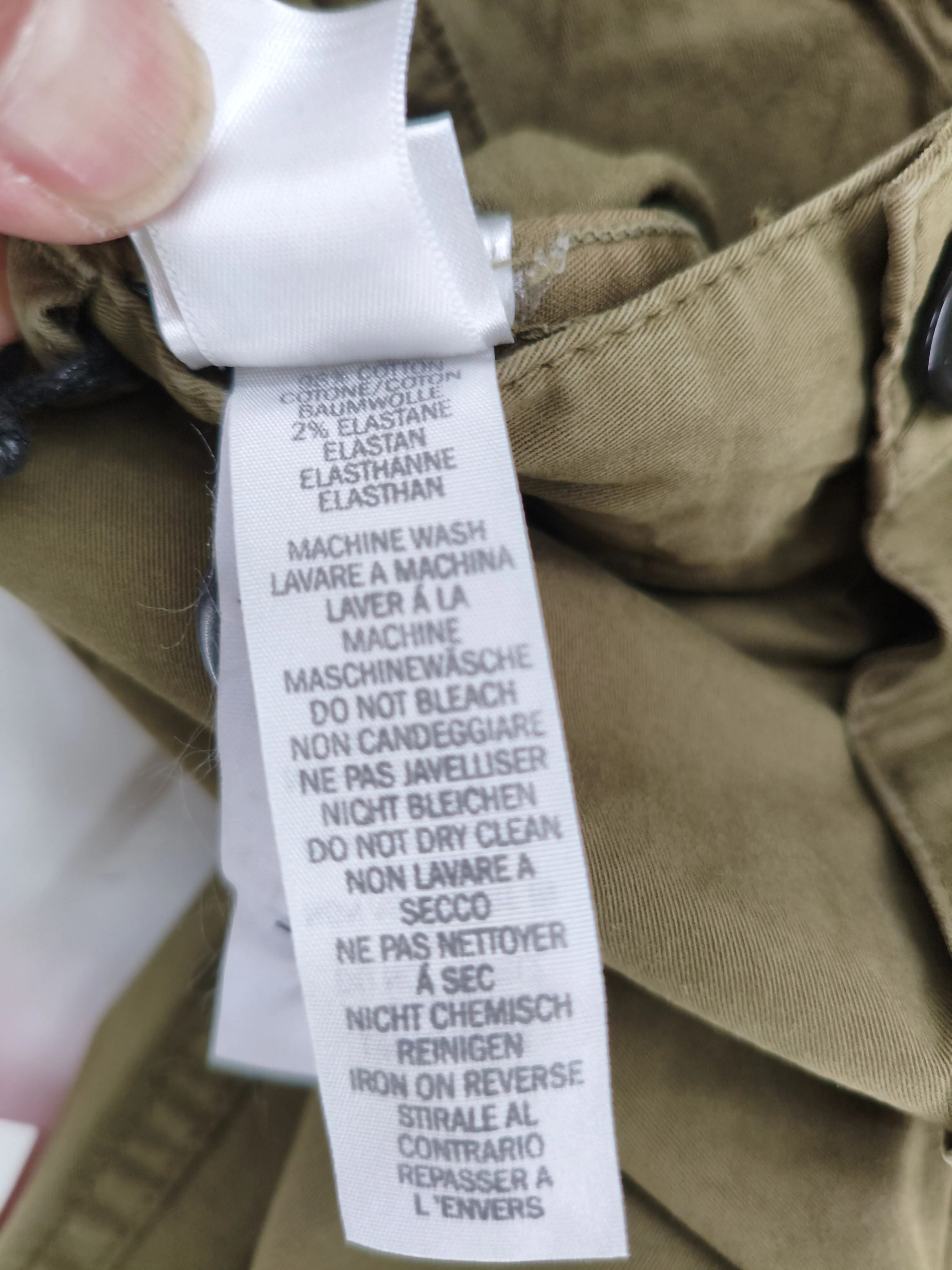Paul Smith Men's Trousers W 30 in Green Cotton with Elastane Chino New with tags - Image 6