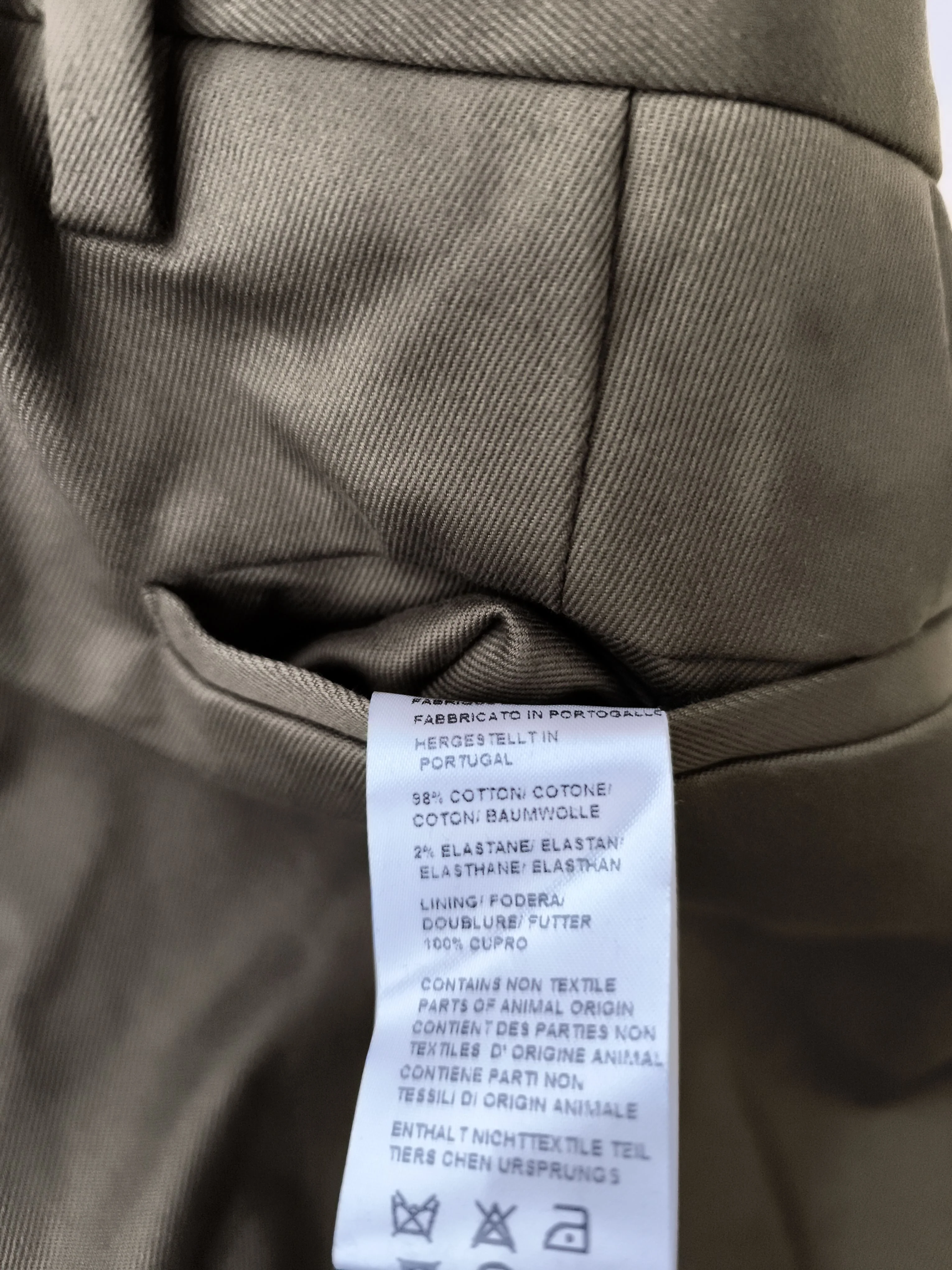 Paul Smith Men's Trousers W 30 in Green Cotton with Elastane Chino New with tags - Image 6