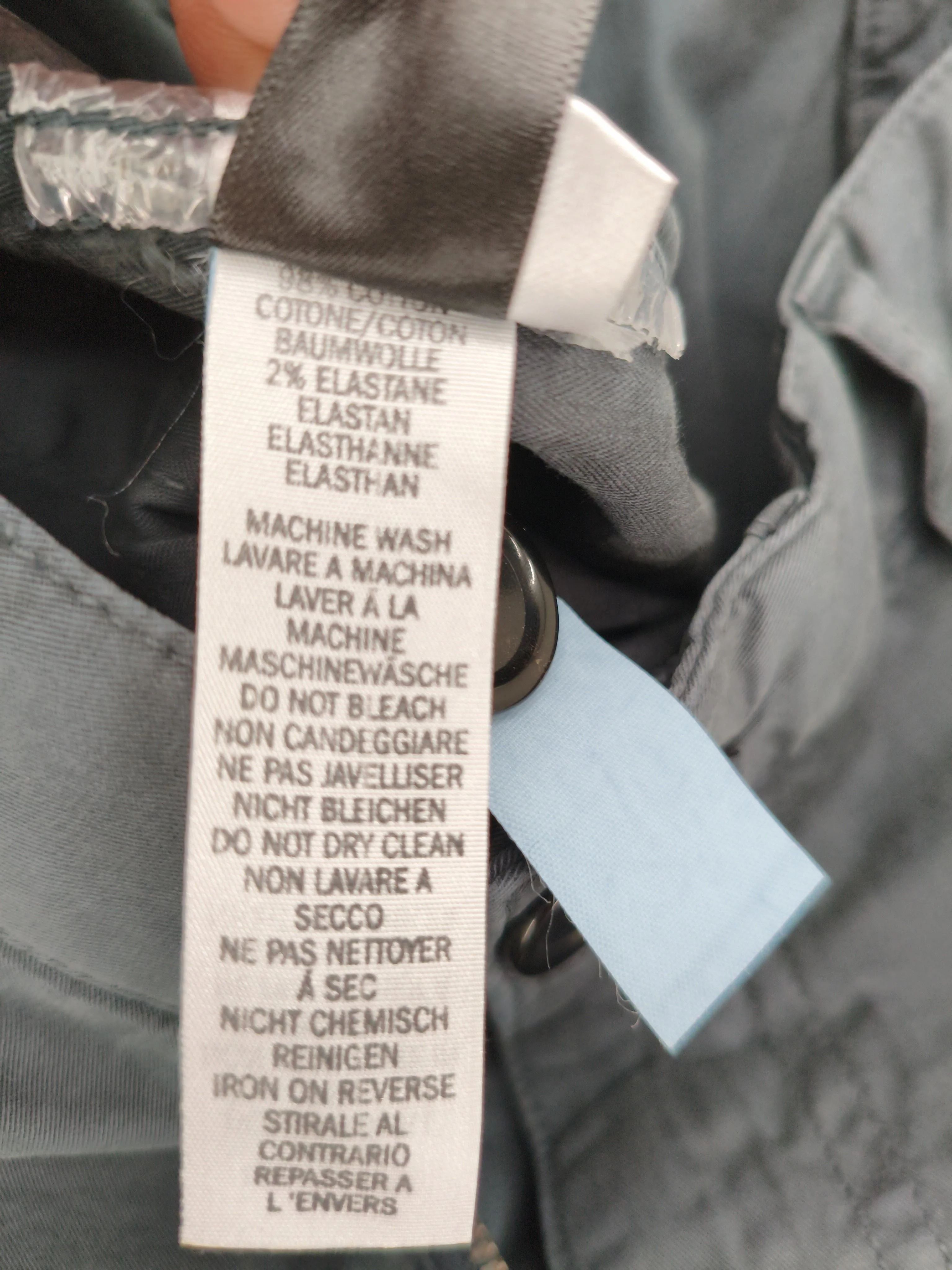 Paul Smith Men's Trousers W 30 in Green Cotton with Elastane Chino New with tags - Image 6