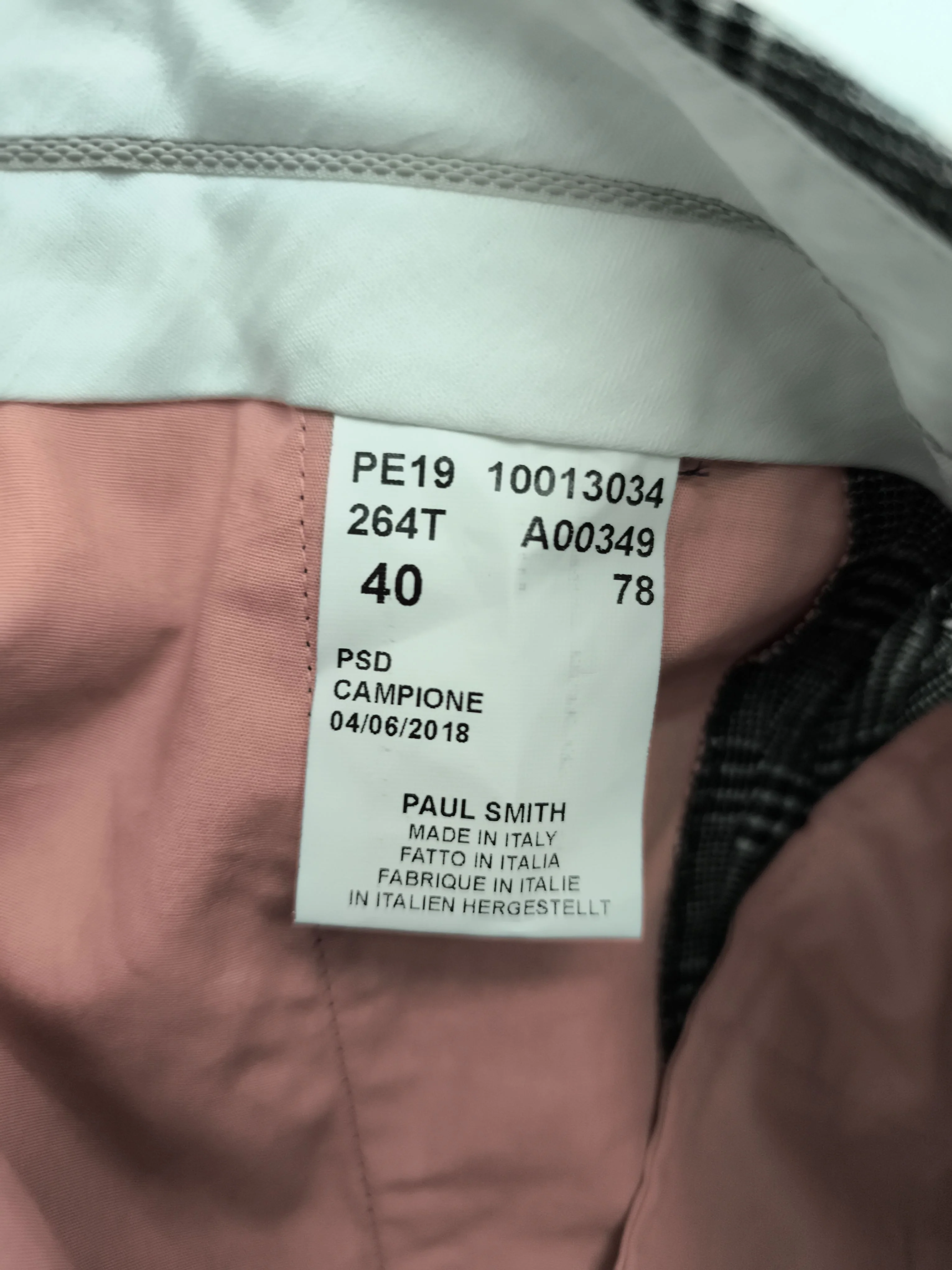 Paul Smith Men's Trousers W 30 in Grey 100% Other Chino New with tags - Image 6