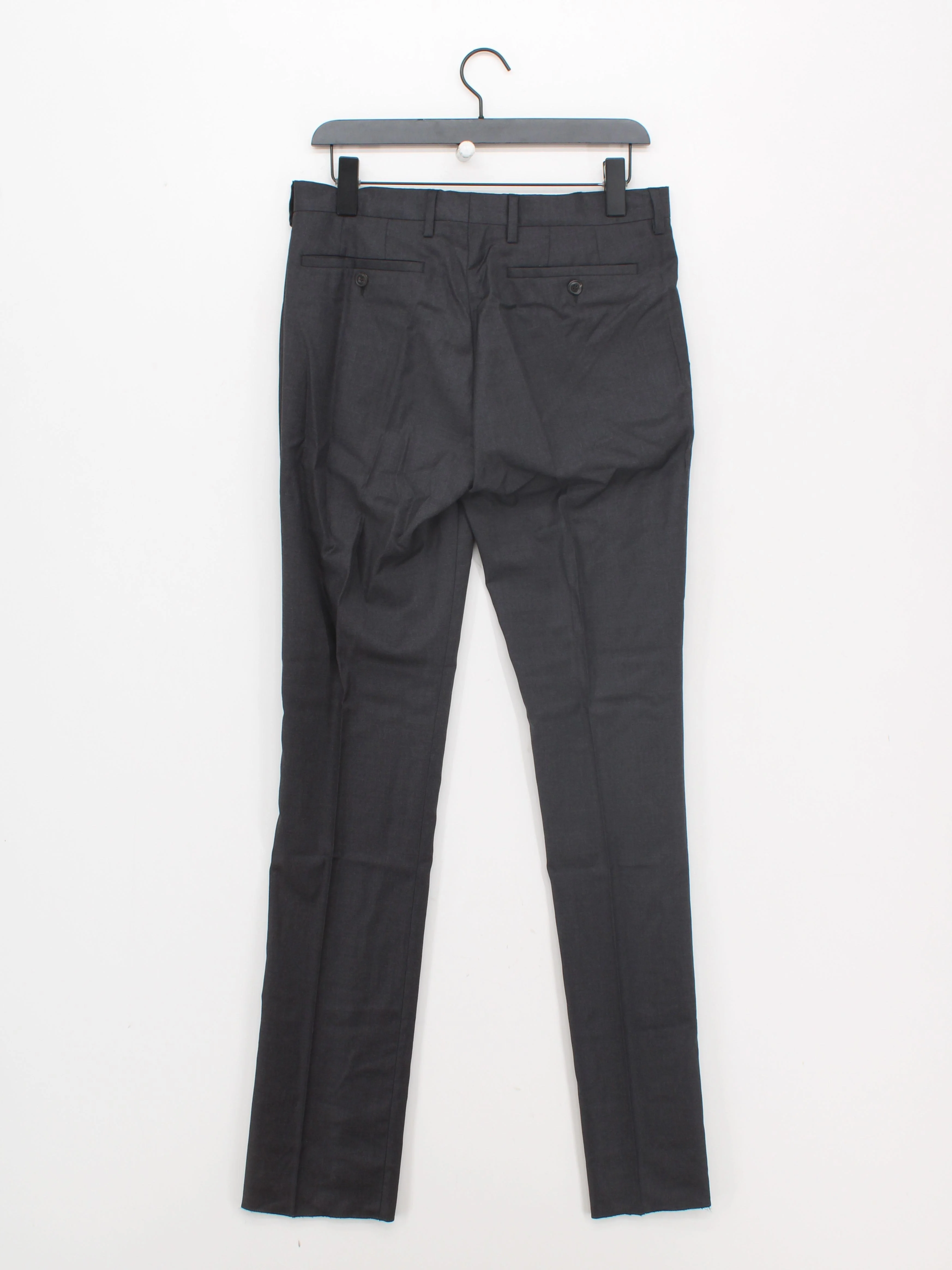 Paul Smith Men's Trousers W 30 in Grey 100% Wool Straight Chino New with tags - Image 2