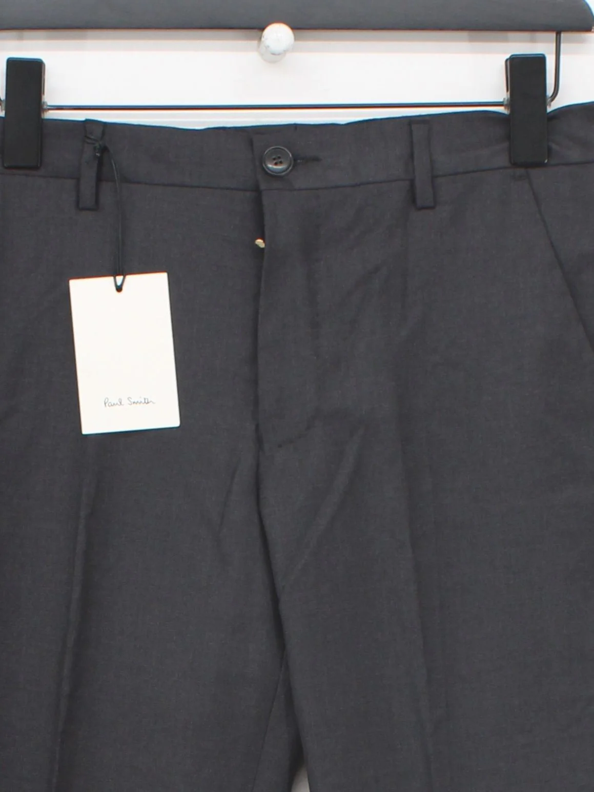 Paul Smith Men's Trousers W 30 in Grey 100% Wool Straight Chino New with tags - Image 3