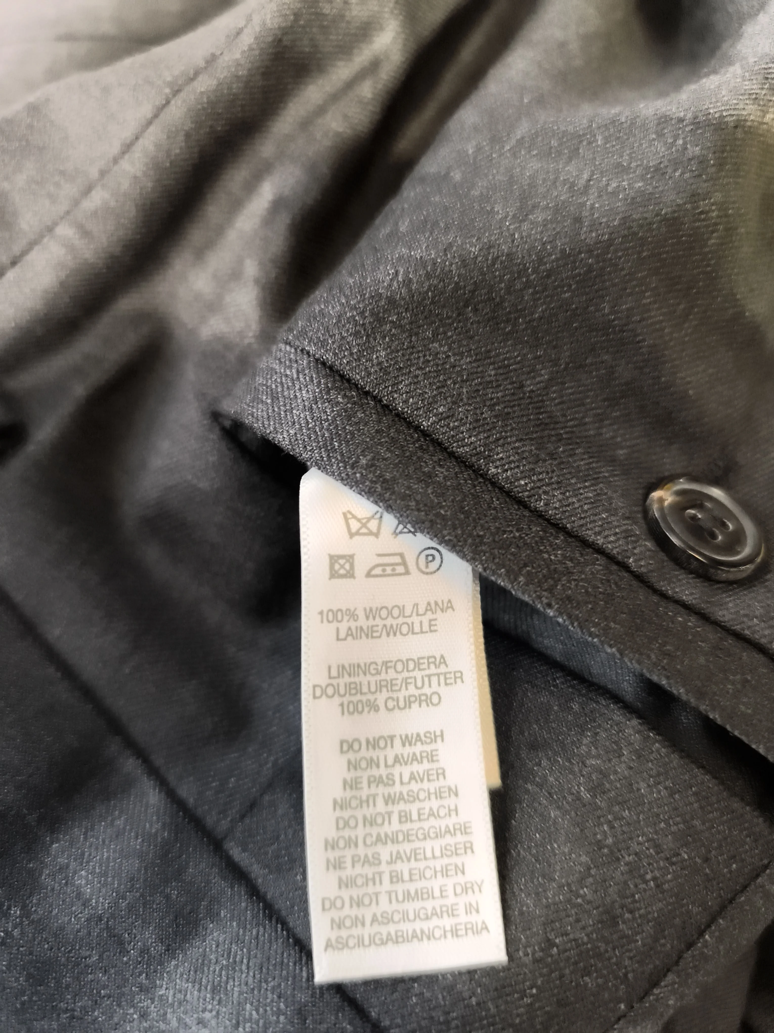 Paul Smith Men's Trousers W 30 in Grey 100% Wool Straight Chino New with tags - Image 6