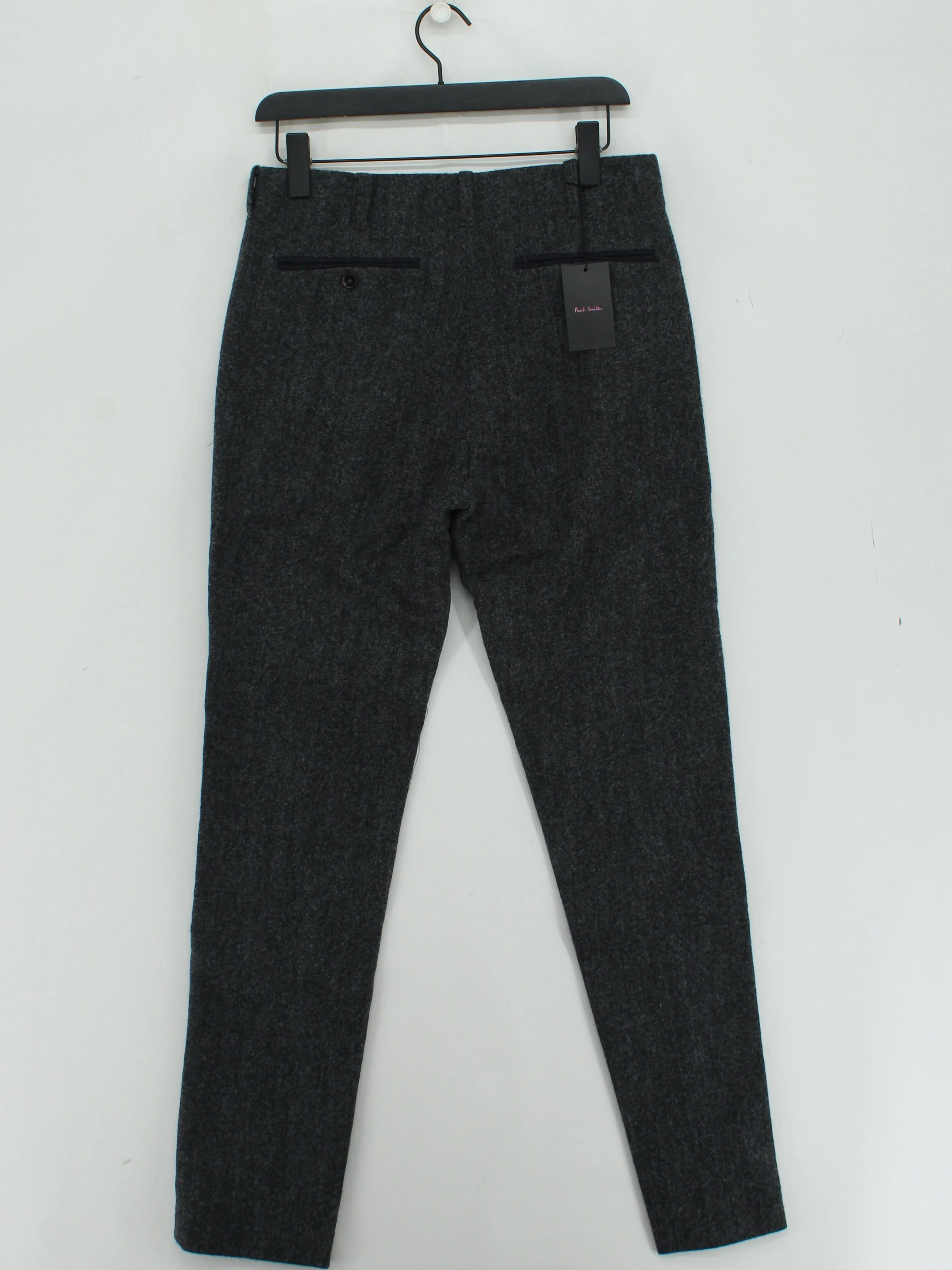 Paul Smith Men's Trousers W 30 in Grey Cotton with Wool Chino New with tags - Image 2