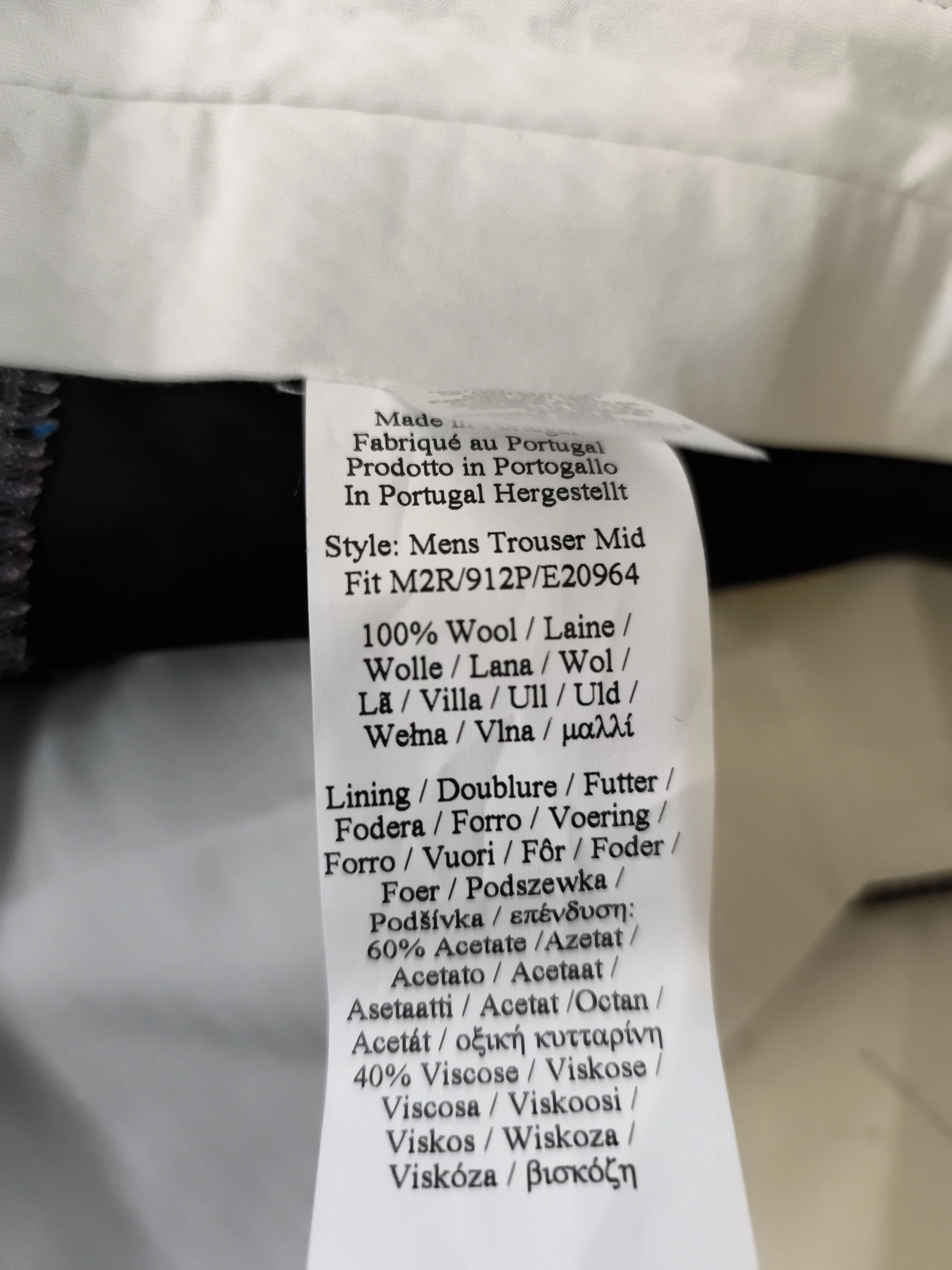Paul Smith Men's Trousers W 30 in Multi 100% Wool Chino New with tags - Image 6