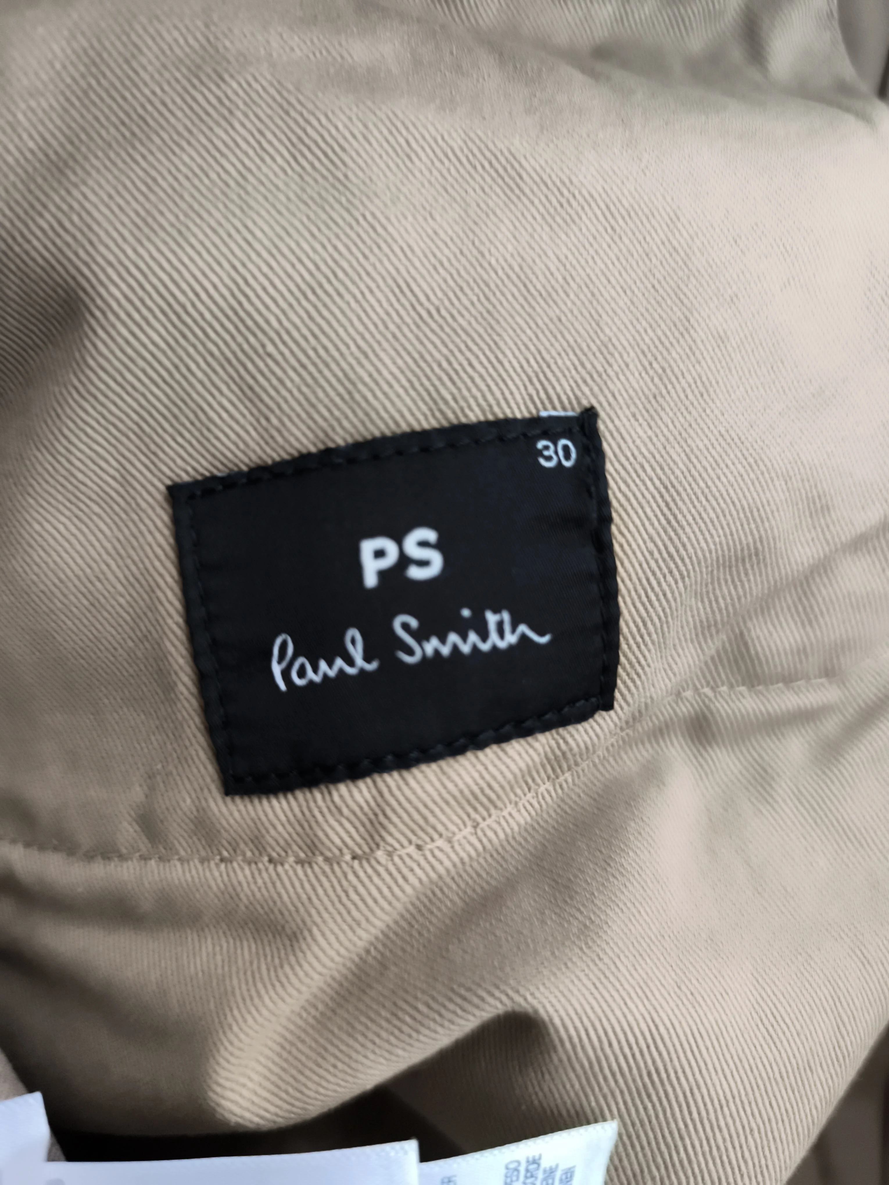 Paul Smith Men's Trousers W 30 in Tan Cotton with Elastane Chino New with tags - Image 5
