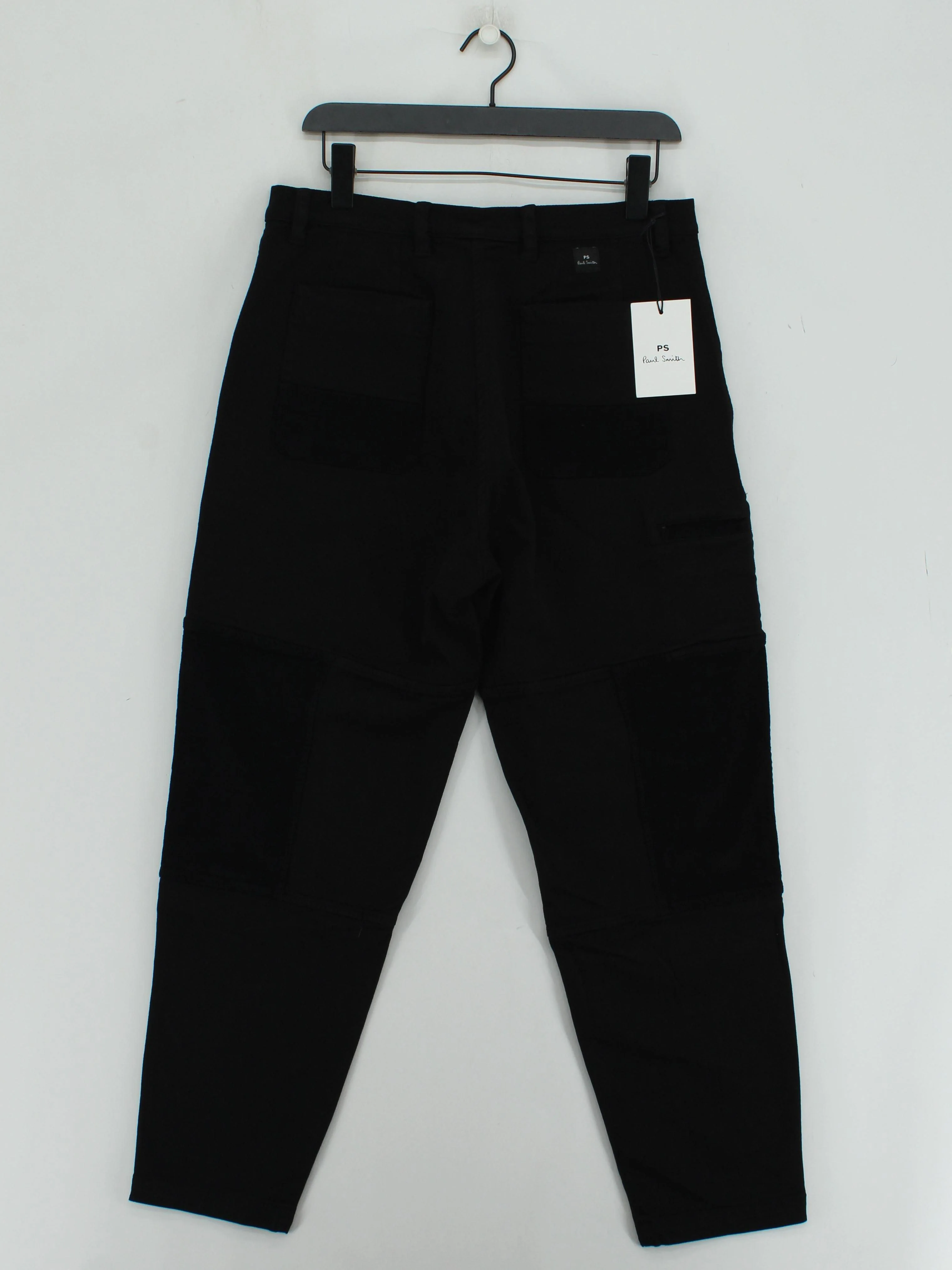 Paul Smith Men's Trousers W 31 in Black 100% Other Straight Cargo New with tags - Image 2