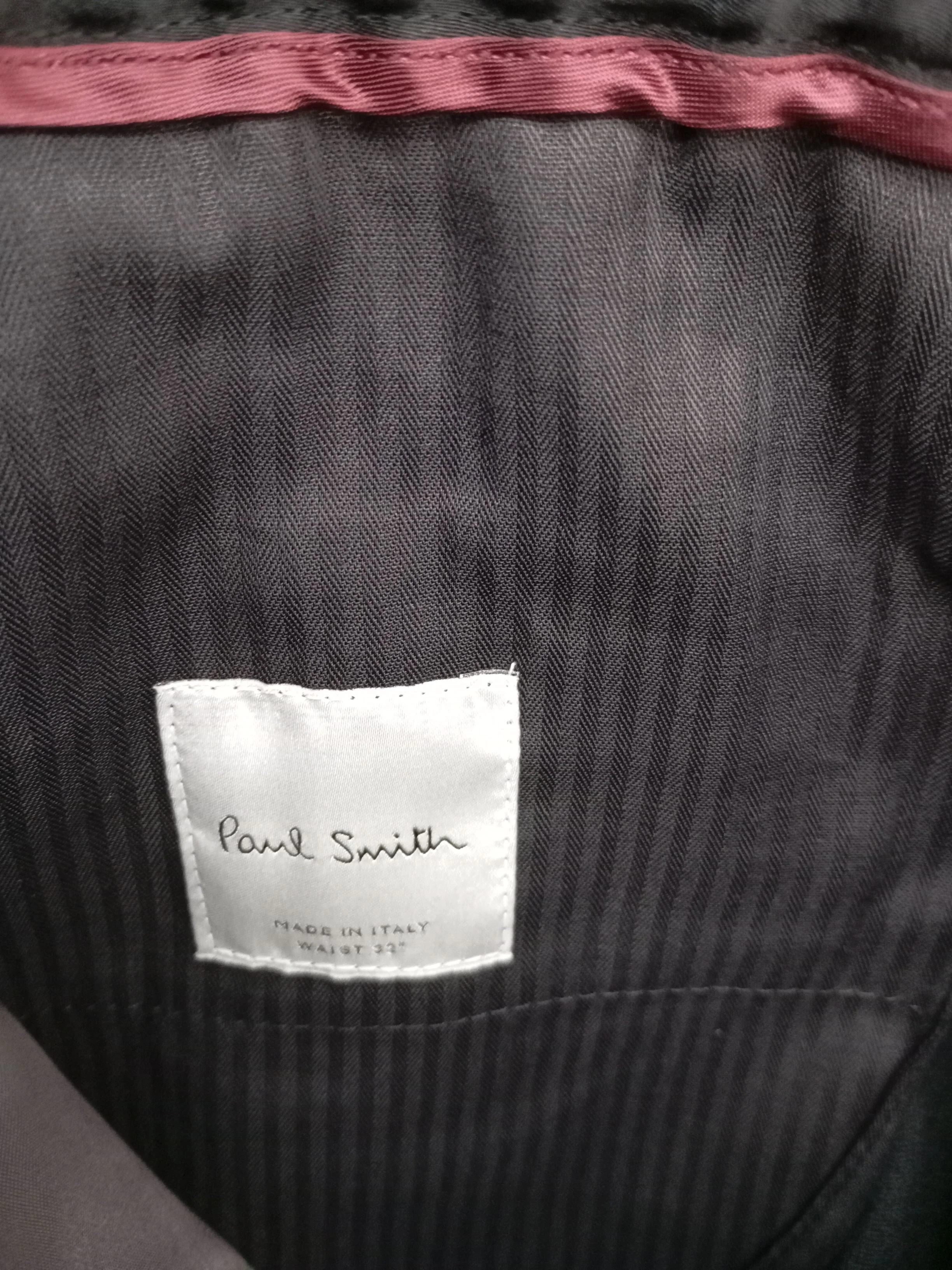 Paul Smith Men's Trousers W 32 in Black 100% Polyester Chino New with tags - Image 5