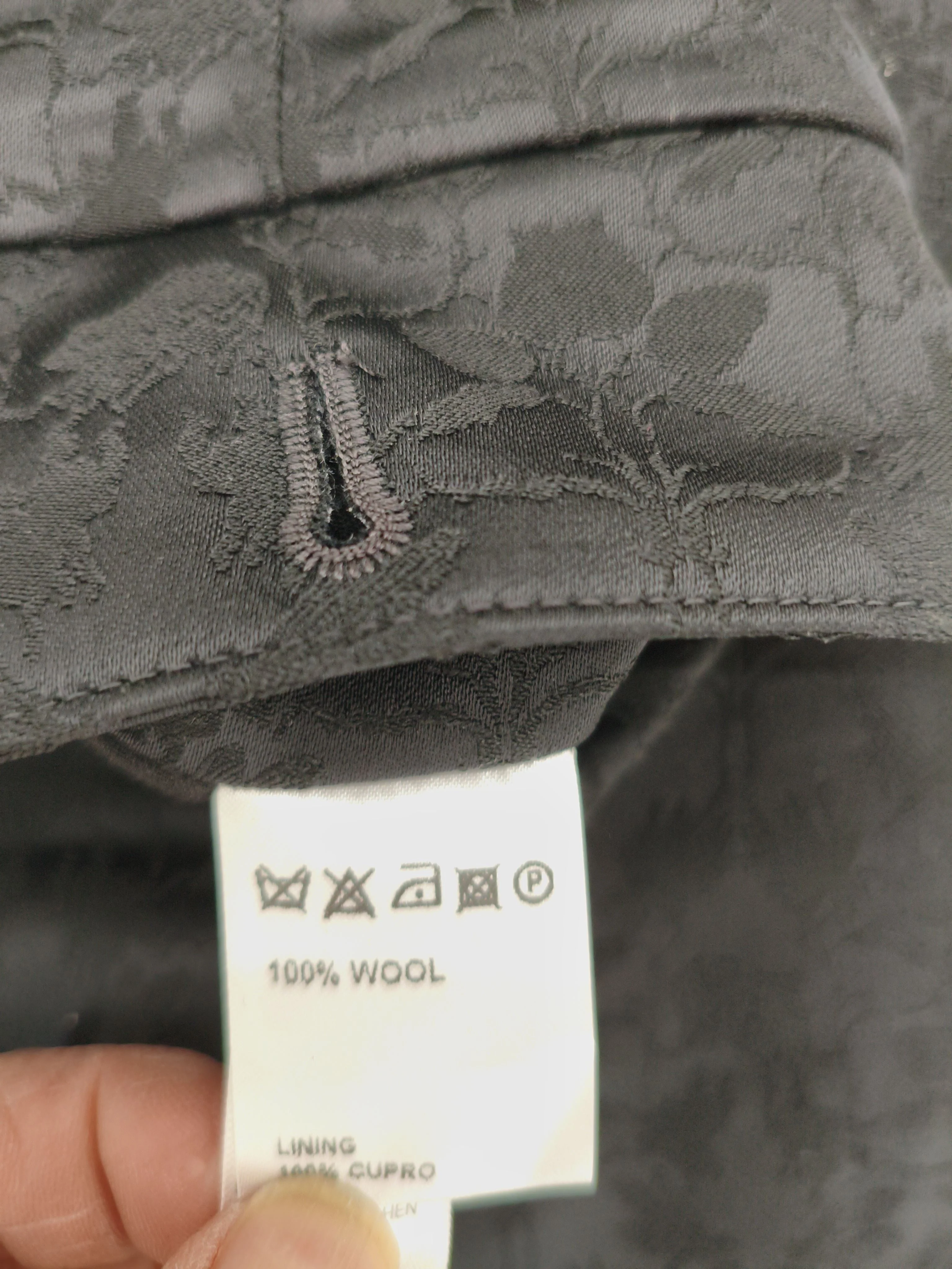 Paul Smith Men's Trousers W 32 in Black 100% Wool Chino New with tags - Image 6