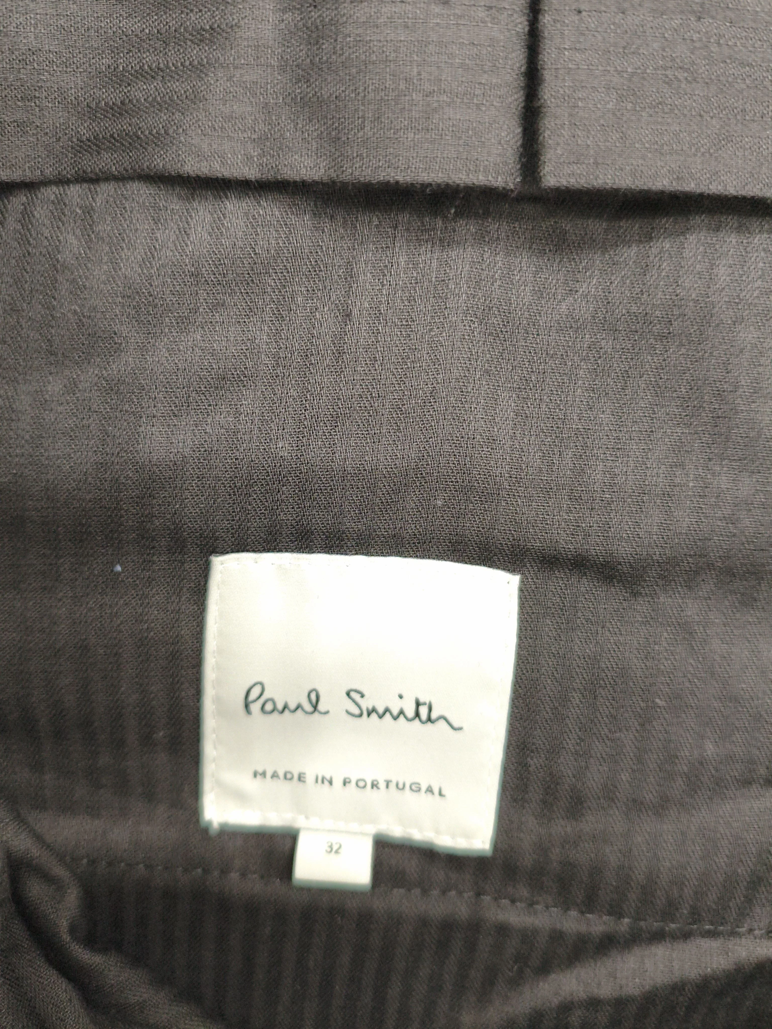 Paul Smith Men's Trousers W 32 in Black 100% Wool Chino New with tags - Image 5
