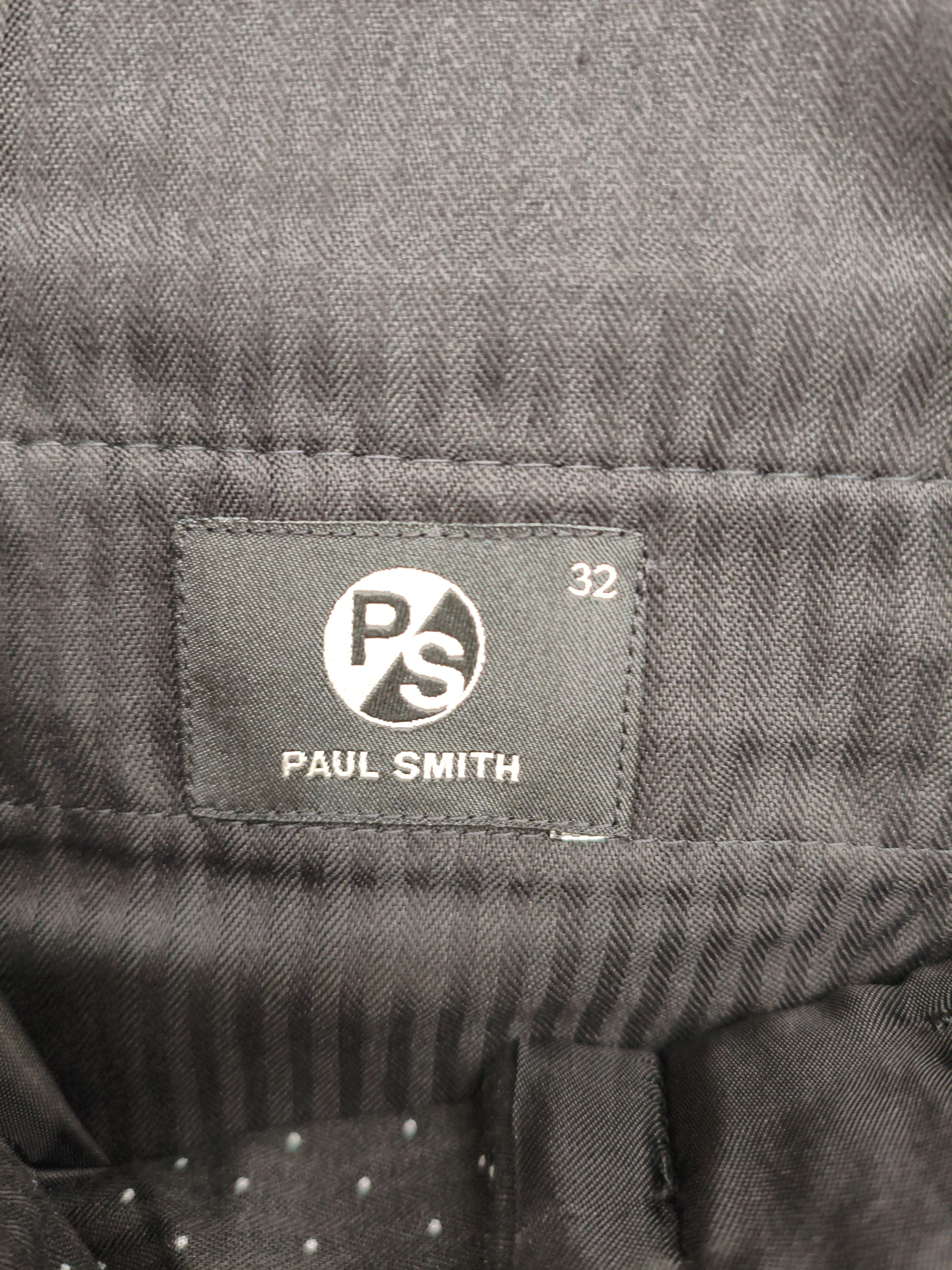 Paul Smith Men's Trousers W 32 in Black Wool New with tags - Image 5