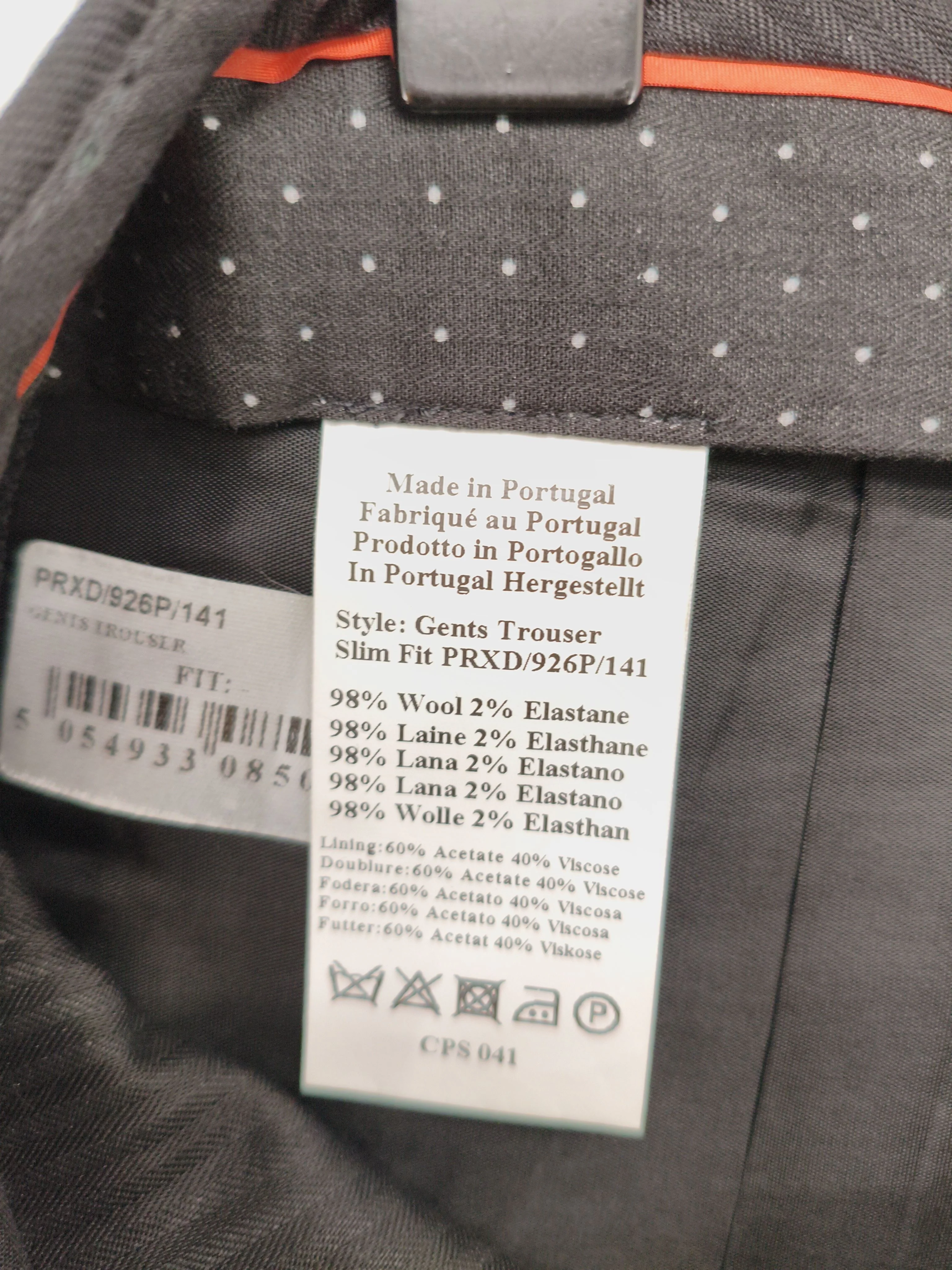 Paul Smith Men's Trousers W 32 in Black Wool New with tags - Image 6