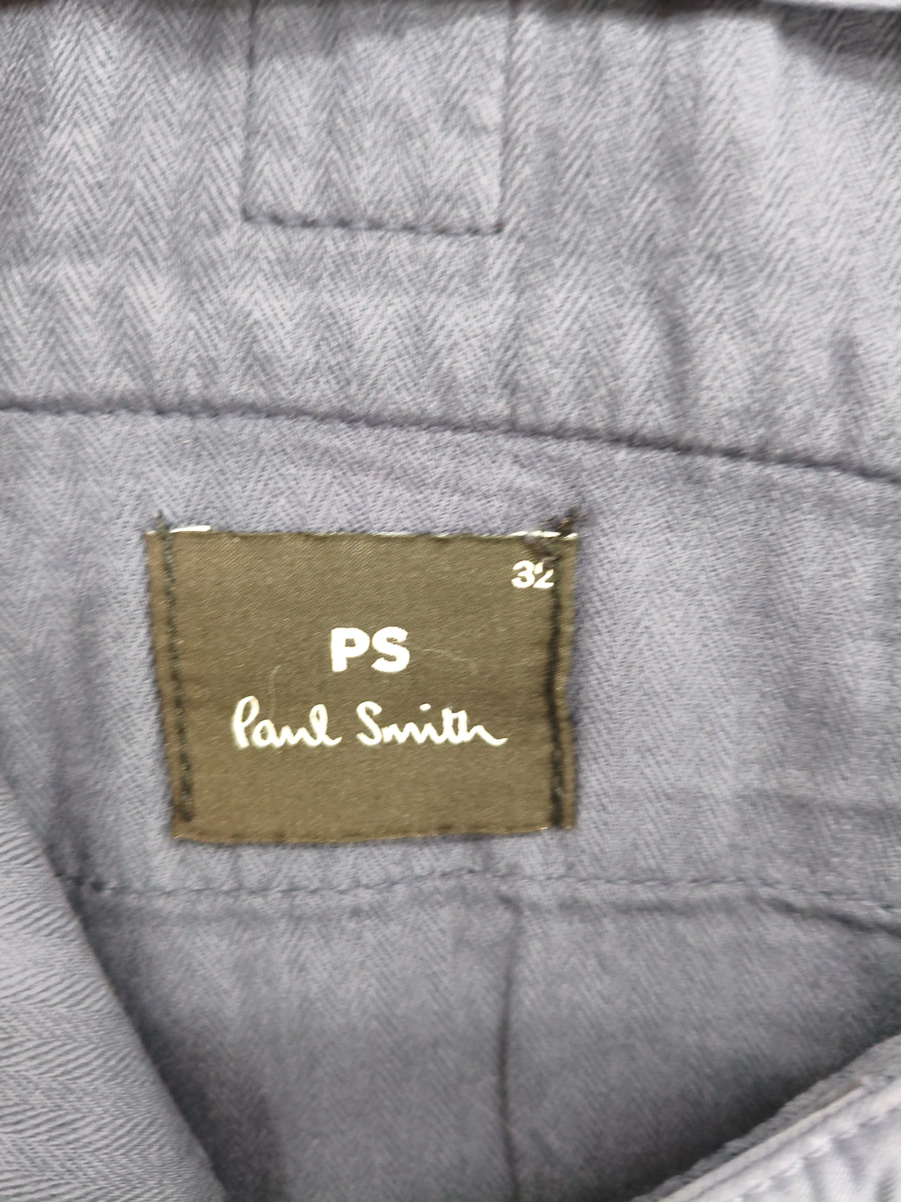 Paul Smith Men's Trousers W 32 in Blue 100% Cotton Straight Chino New with tags - Image 5