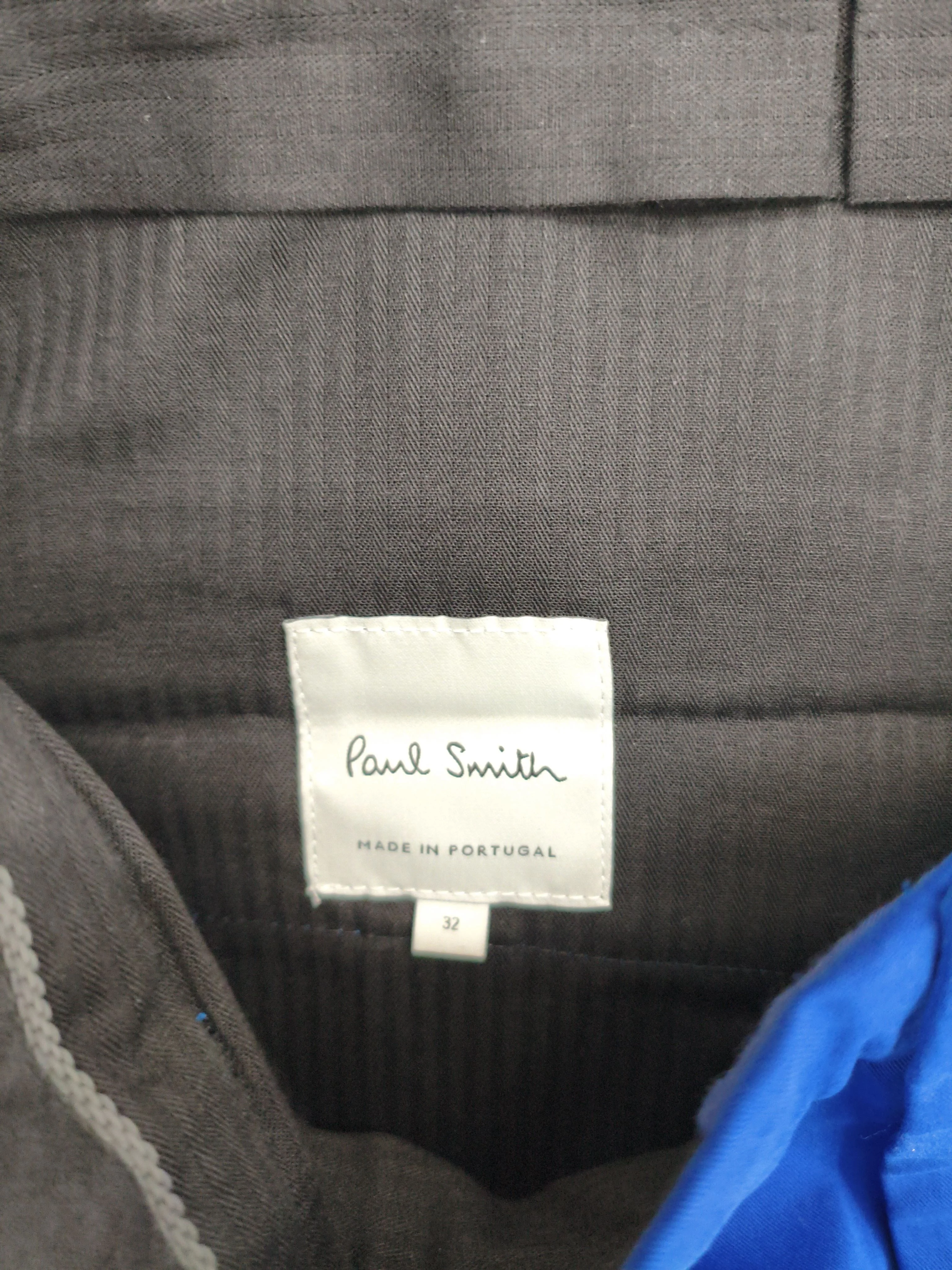 Paul Smith Men's Trousers W 32 in Blue 100% Cotton Straight Chino New with tags - Image 5