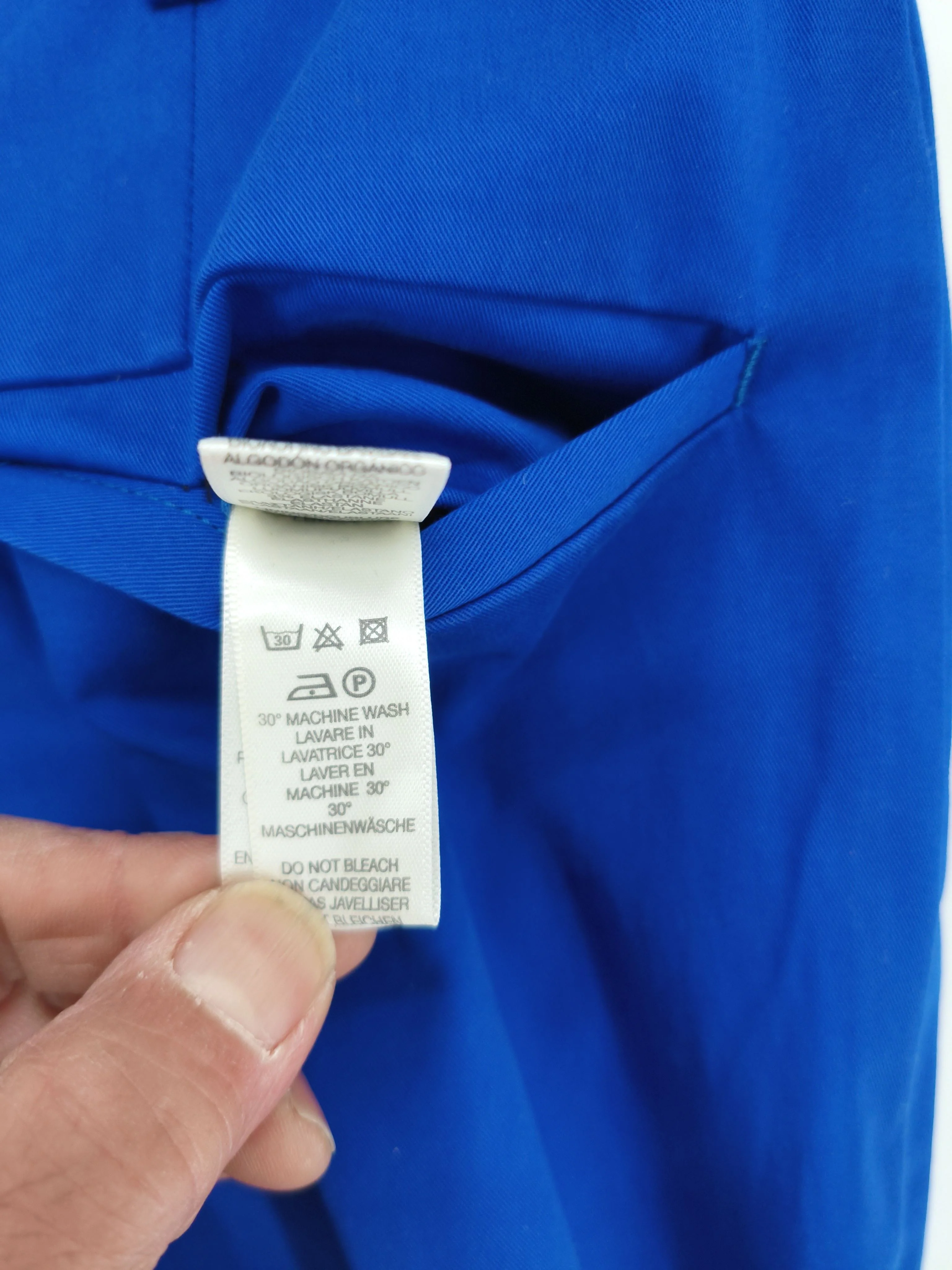 Paul Smith Men's Trousers W 32 in Blue 100% Cotton Straight Chino New with tags - Image 6