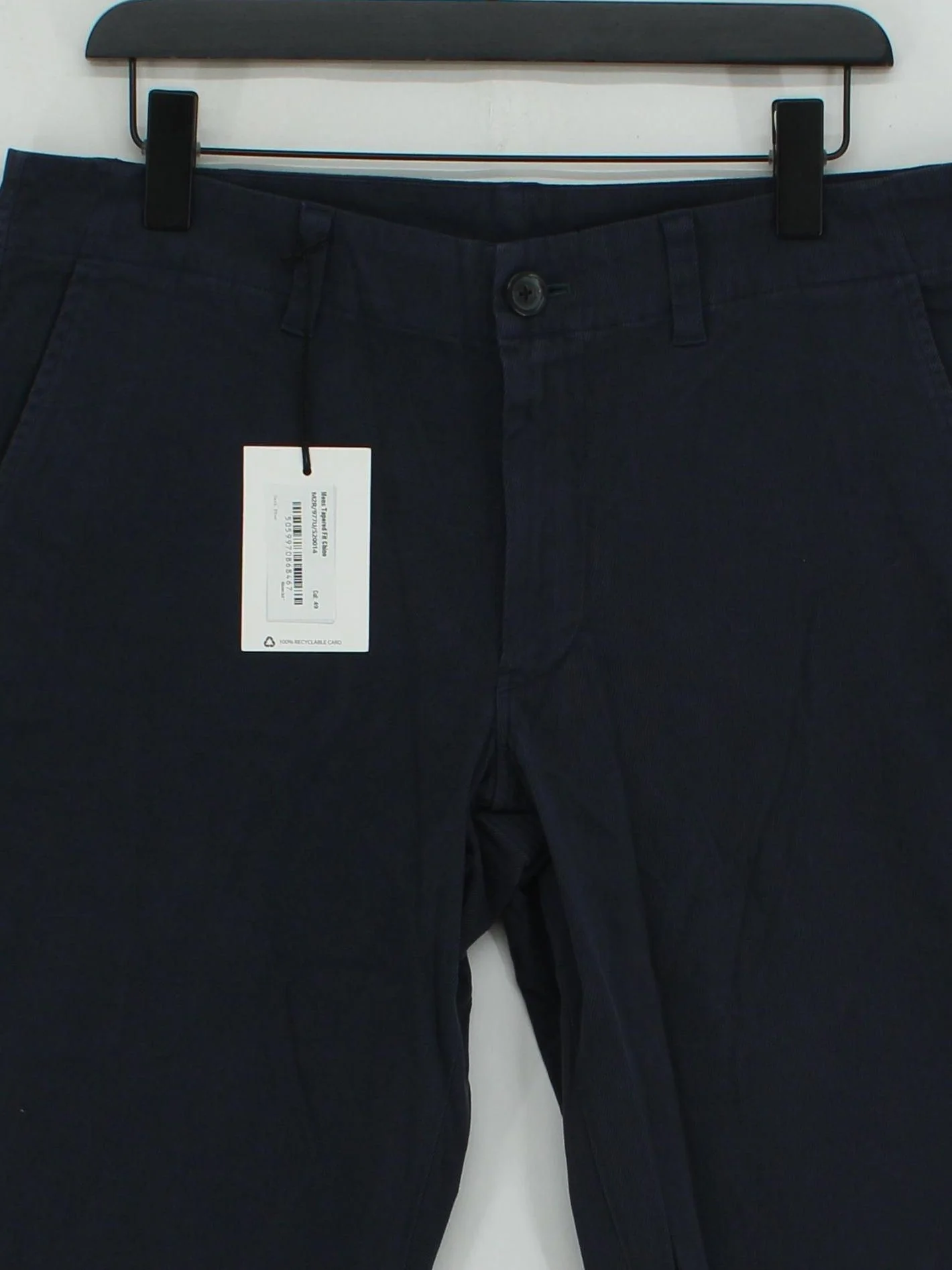Paul Smith Men's Trousers W 32 in Blue 100% Other Straight Chino New with tags - Image 3