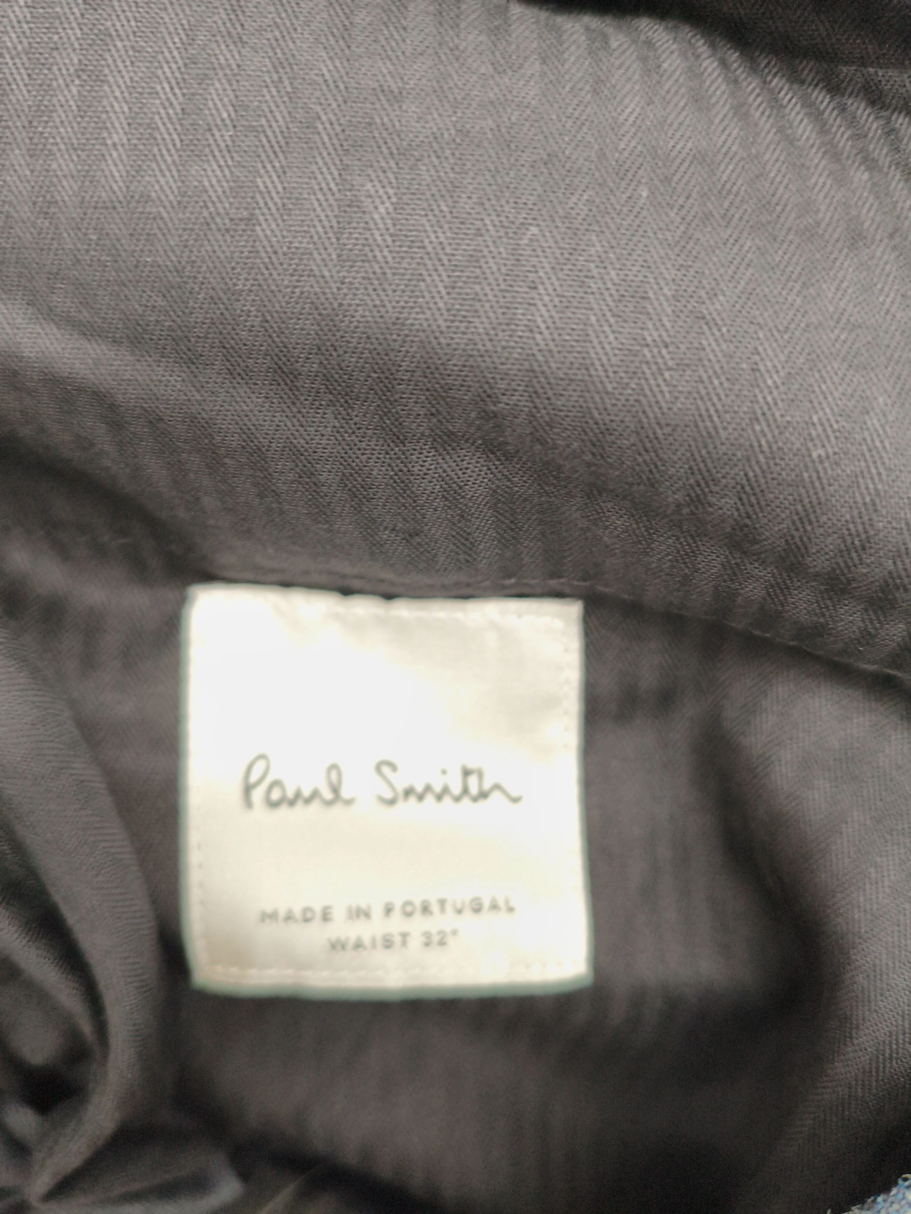 Paul Smith Men's Trousers W 32 in Blue 100% Other Tapered Chino New with tags - Image 5