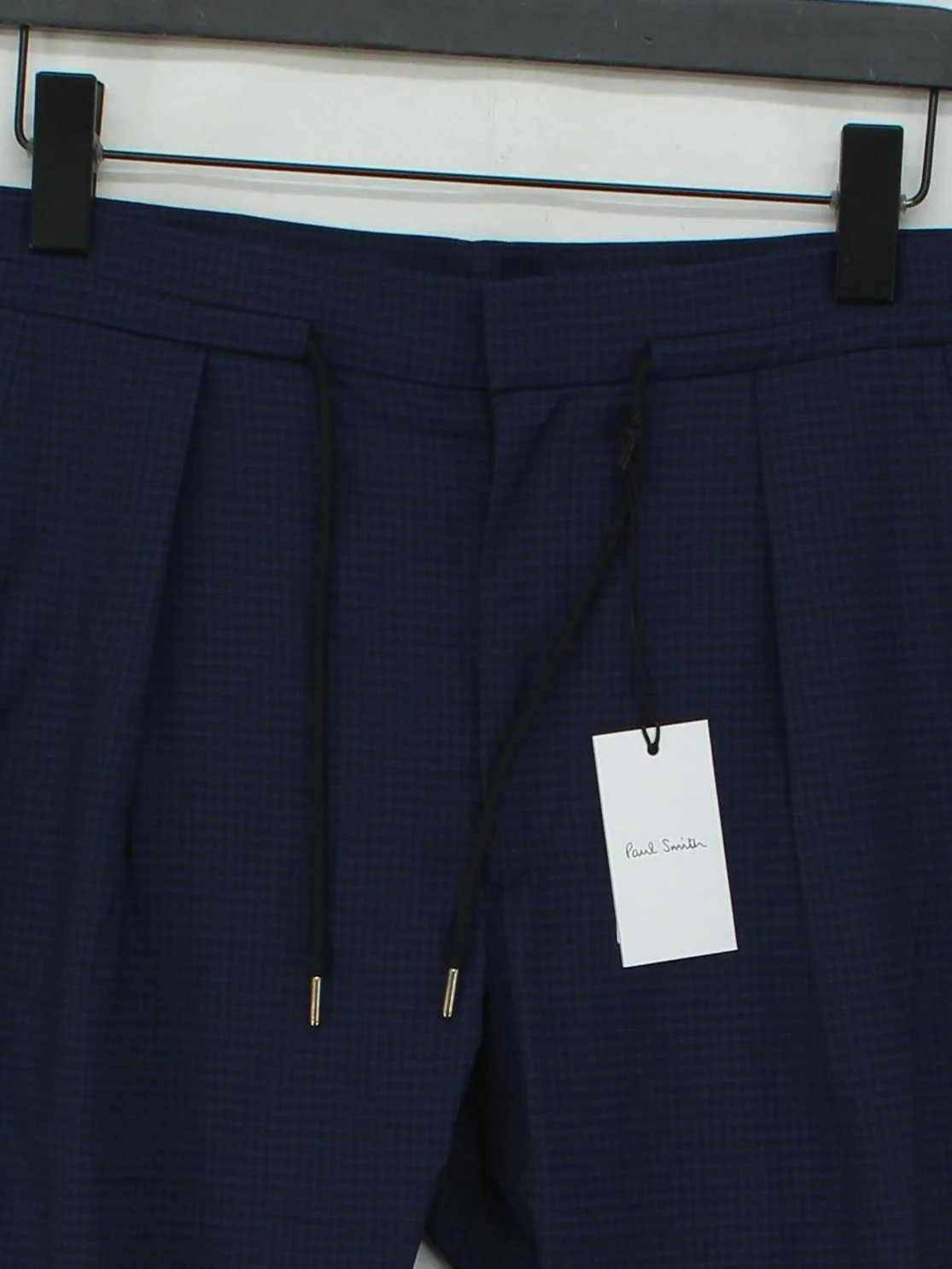 Paul Smith Men's Trousers W 32 in Blue 100% Wool Chino New with tags - Image 3