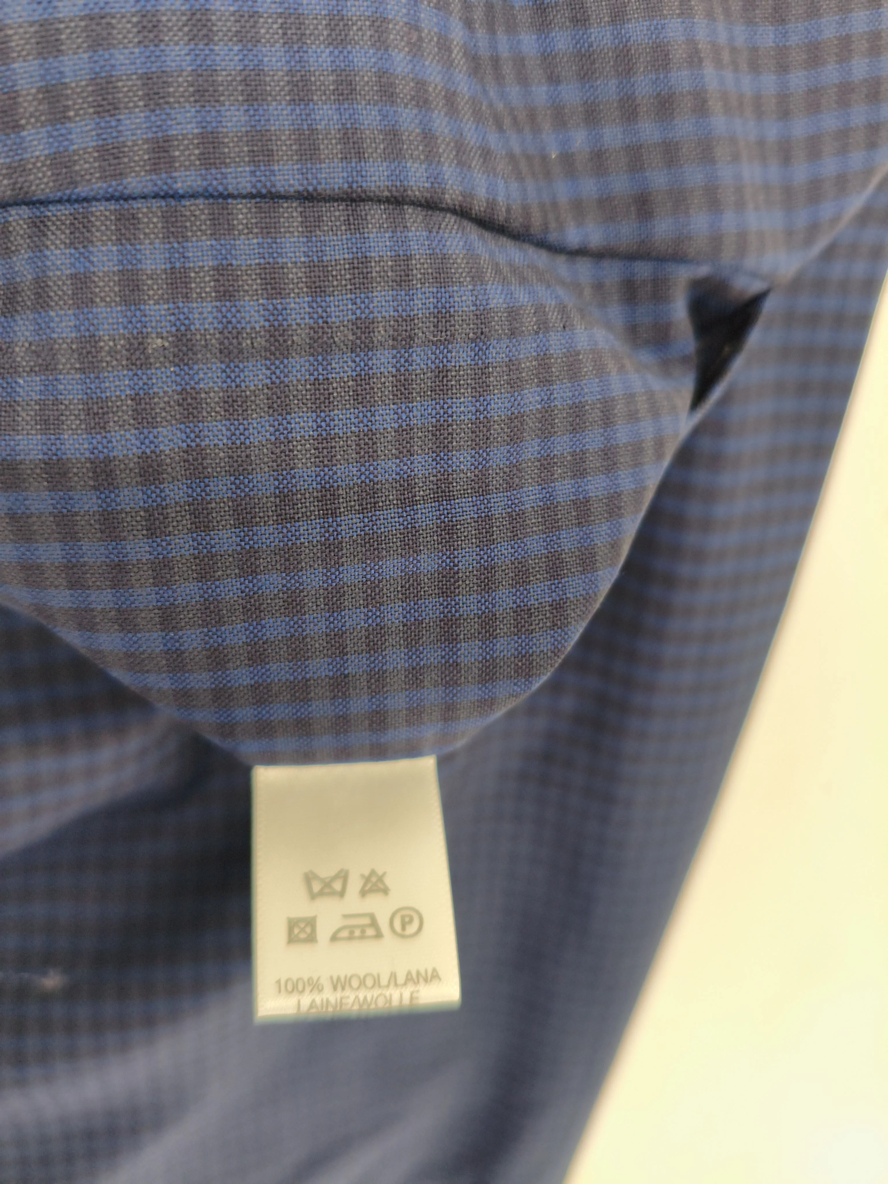 Paul Smith Men's Trousers W 32 in Blue 100% Wool Chino New with tags - Image 6