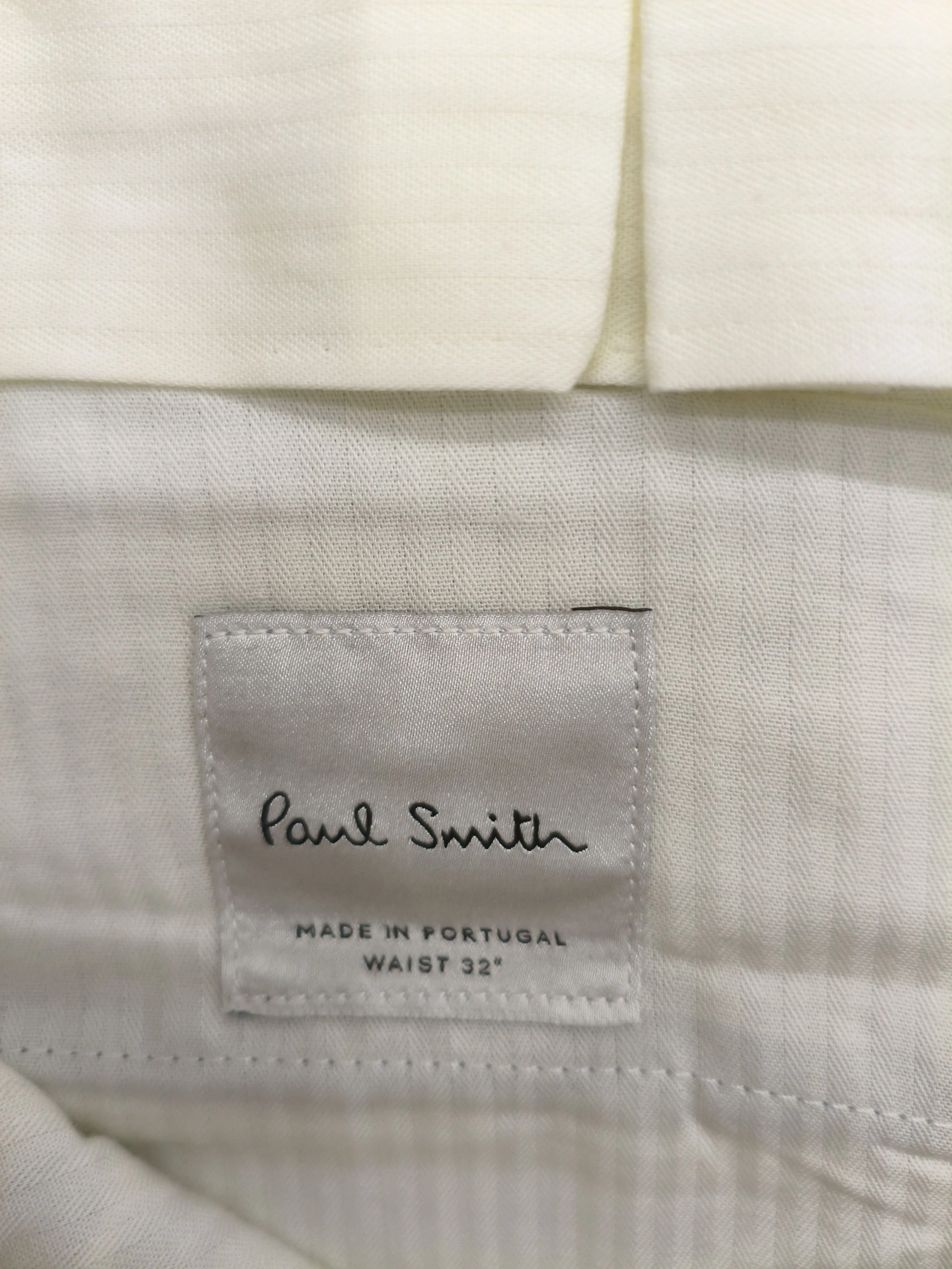 Paul Smith Men's Trousers W 32 in Blue 100% Wool Tapered Chino New with tags - Image 5