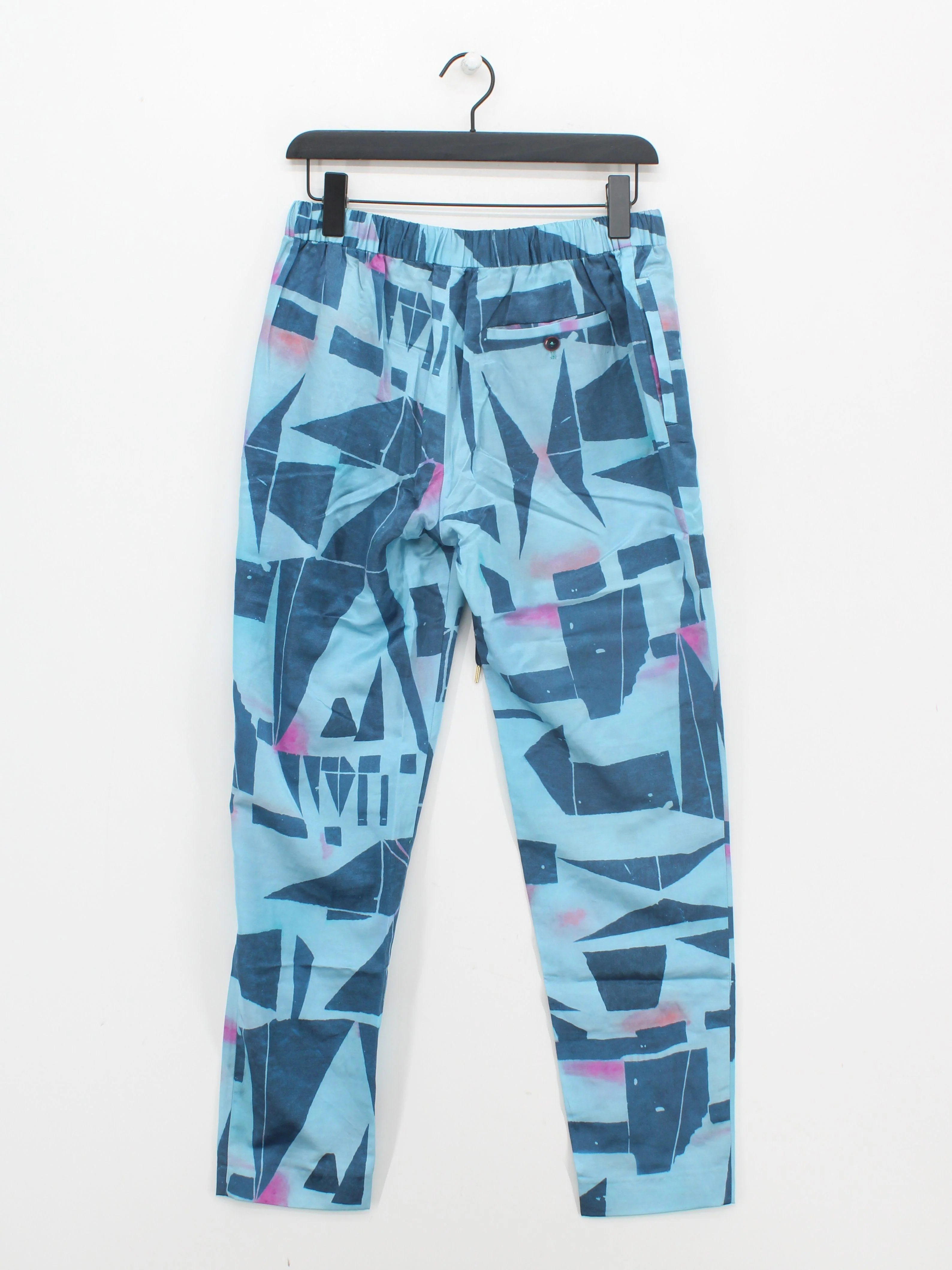Paul Smith Men's Trousers W 32 in Blue Cotton New with tags - Image 2