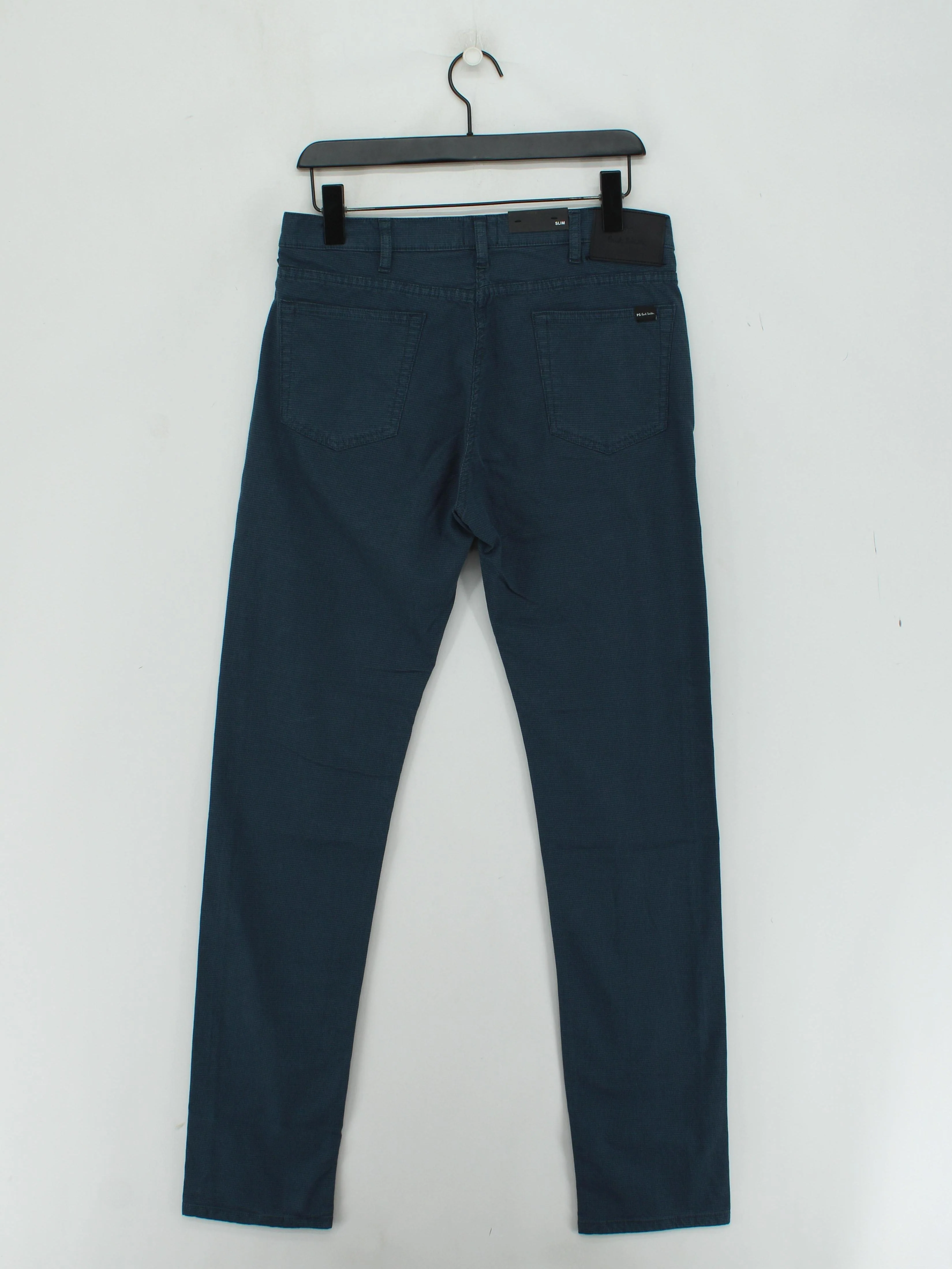 Paul Smith Men's Trousers W 32 in Blue Cotton with Elastane Chino New with tags - Image 2